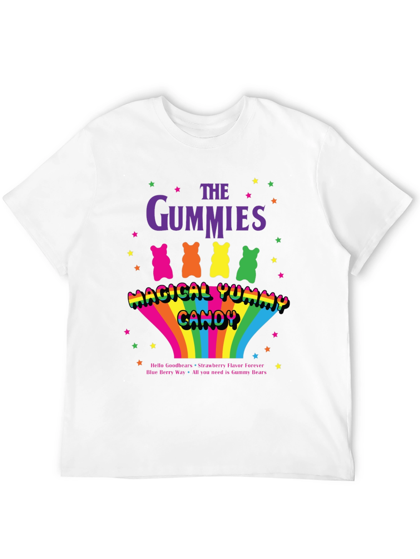 The Gummies Bear Yummy Candy Graphic T-Shirt