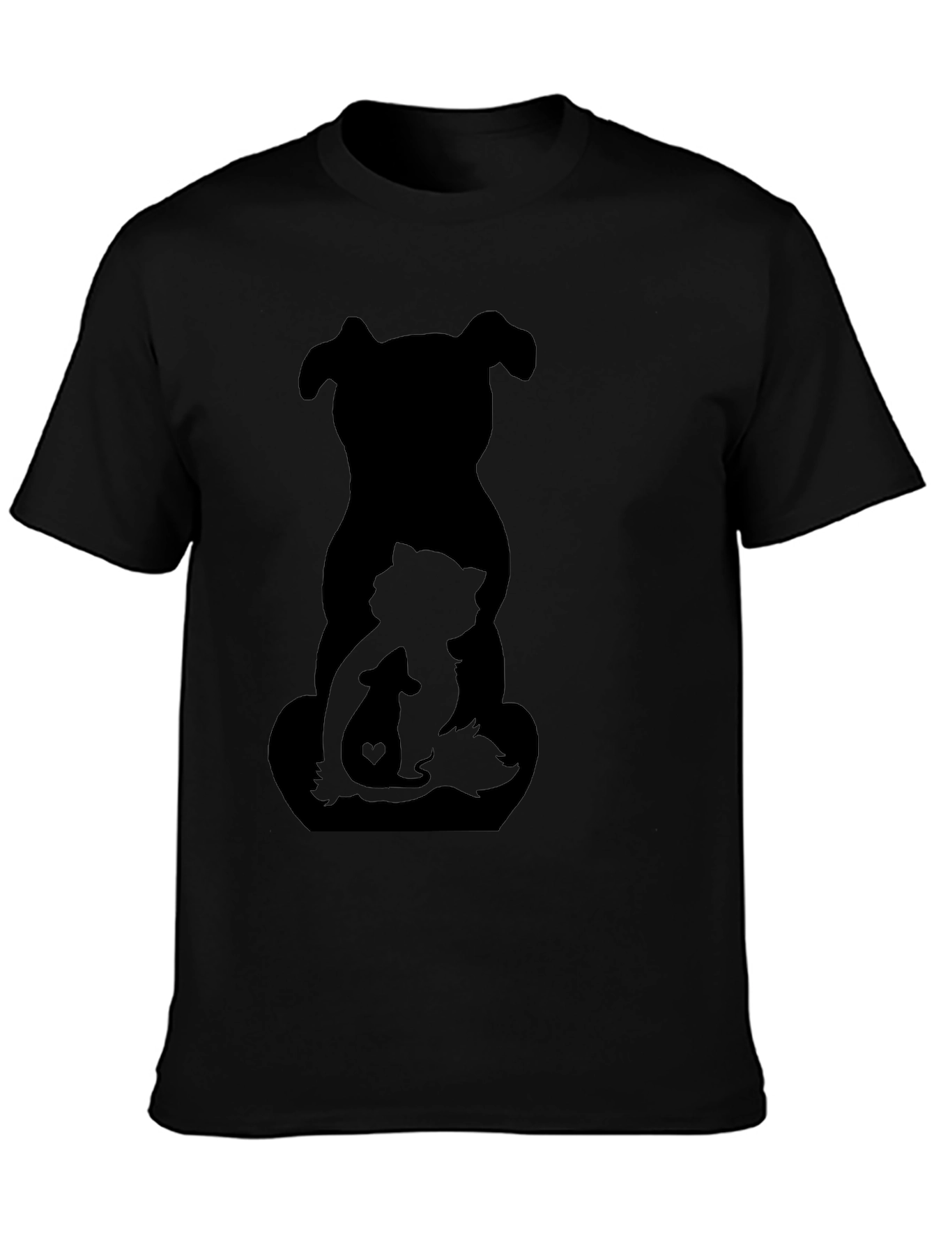 Dog Cat Mouse T-Shirt - Animal Lover Tee