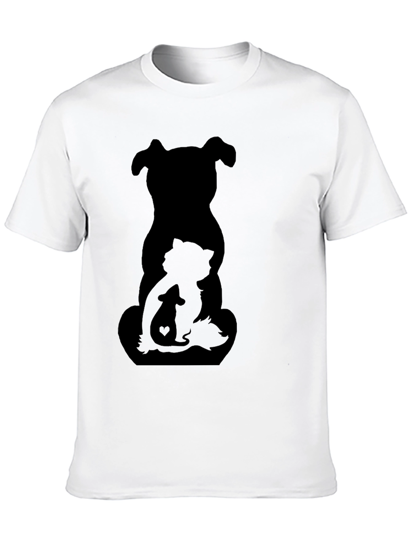 Dog Cat Mouse T-Shirt - Animal Lover Tee