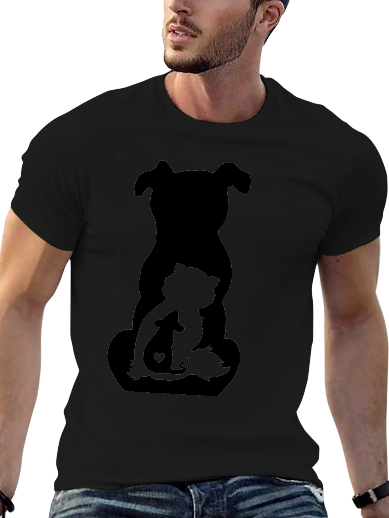 Dog Cat Mouse T-Shirt - Animal Lover Tee