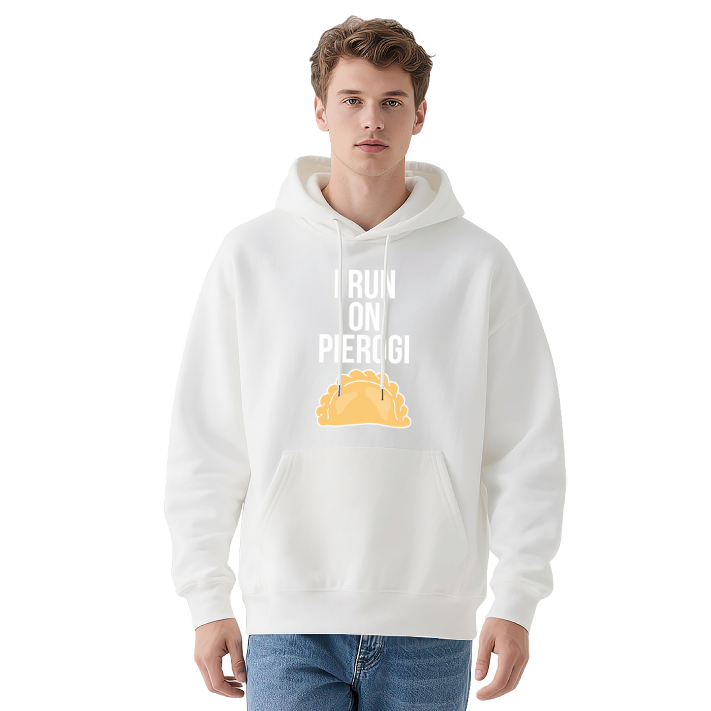 I Run On Pierogi Food Lover Hoodie, Cozy Foodie Daily Top