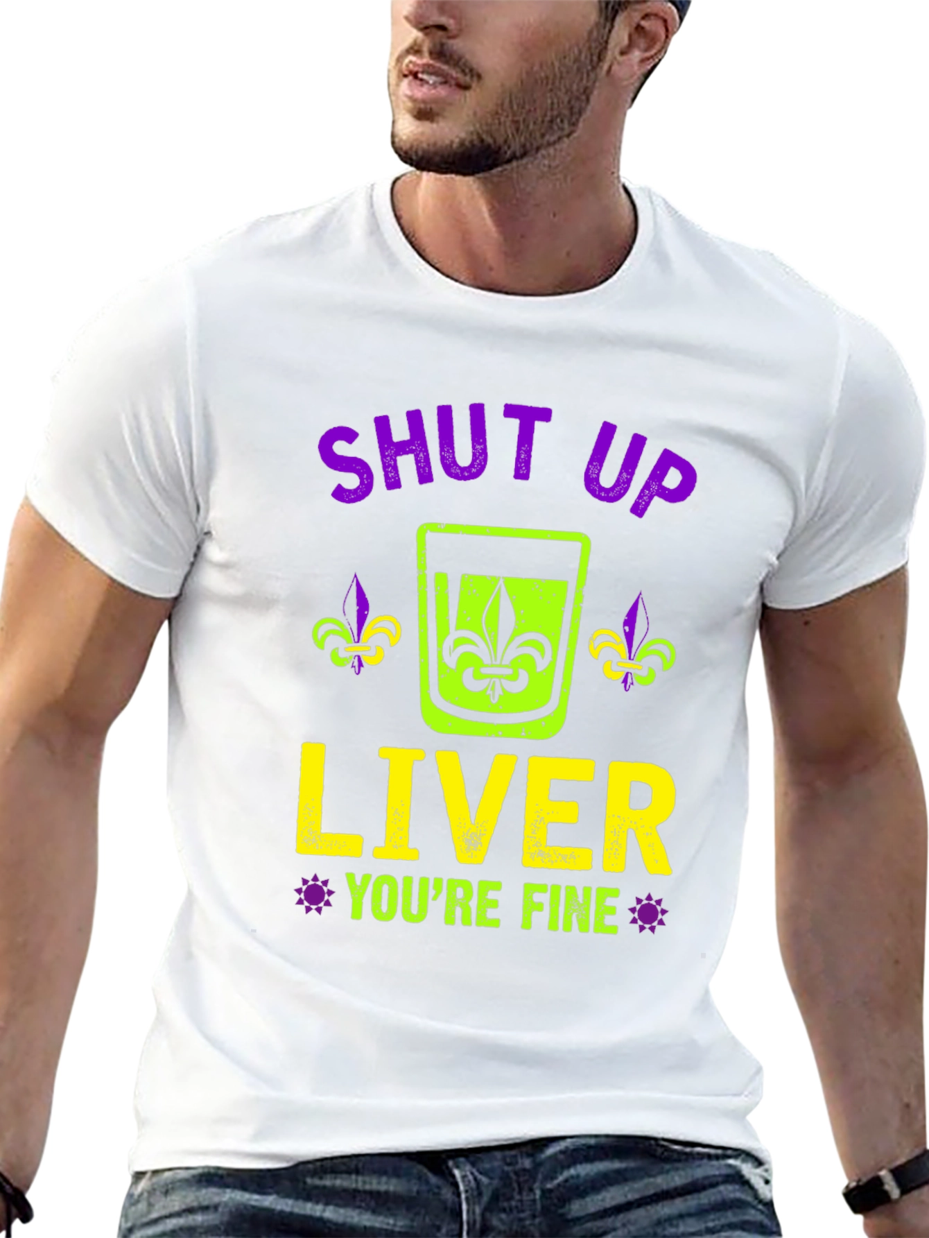 Shut Up Liver Graphic T-Shirt