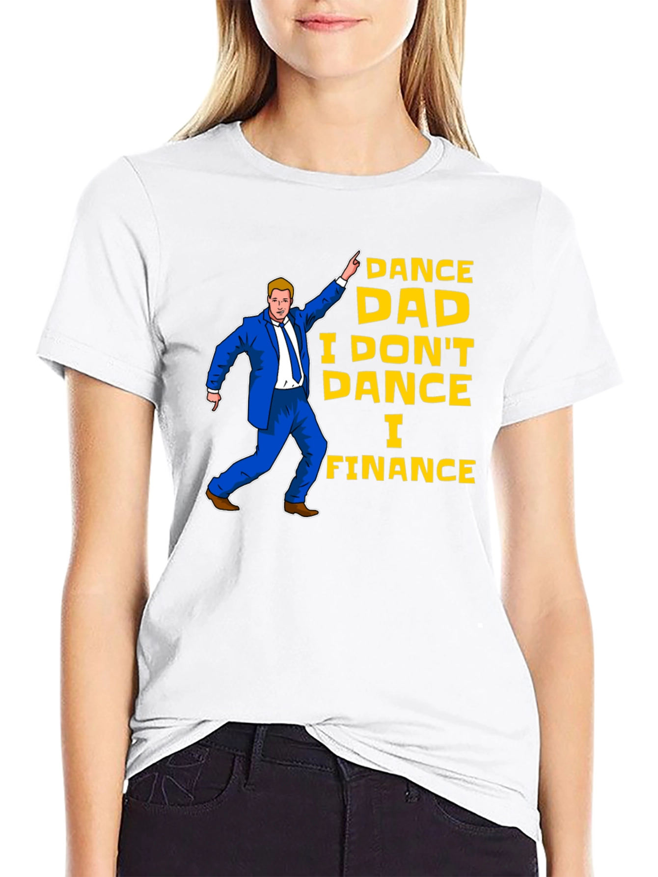 Dance Dad Finance Black T-Shirt