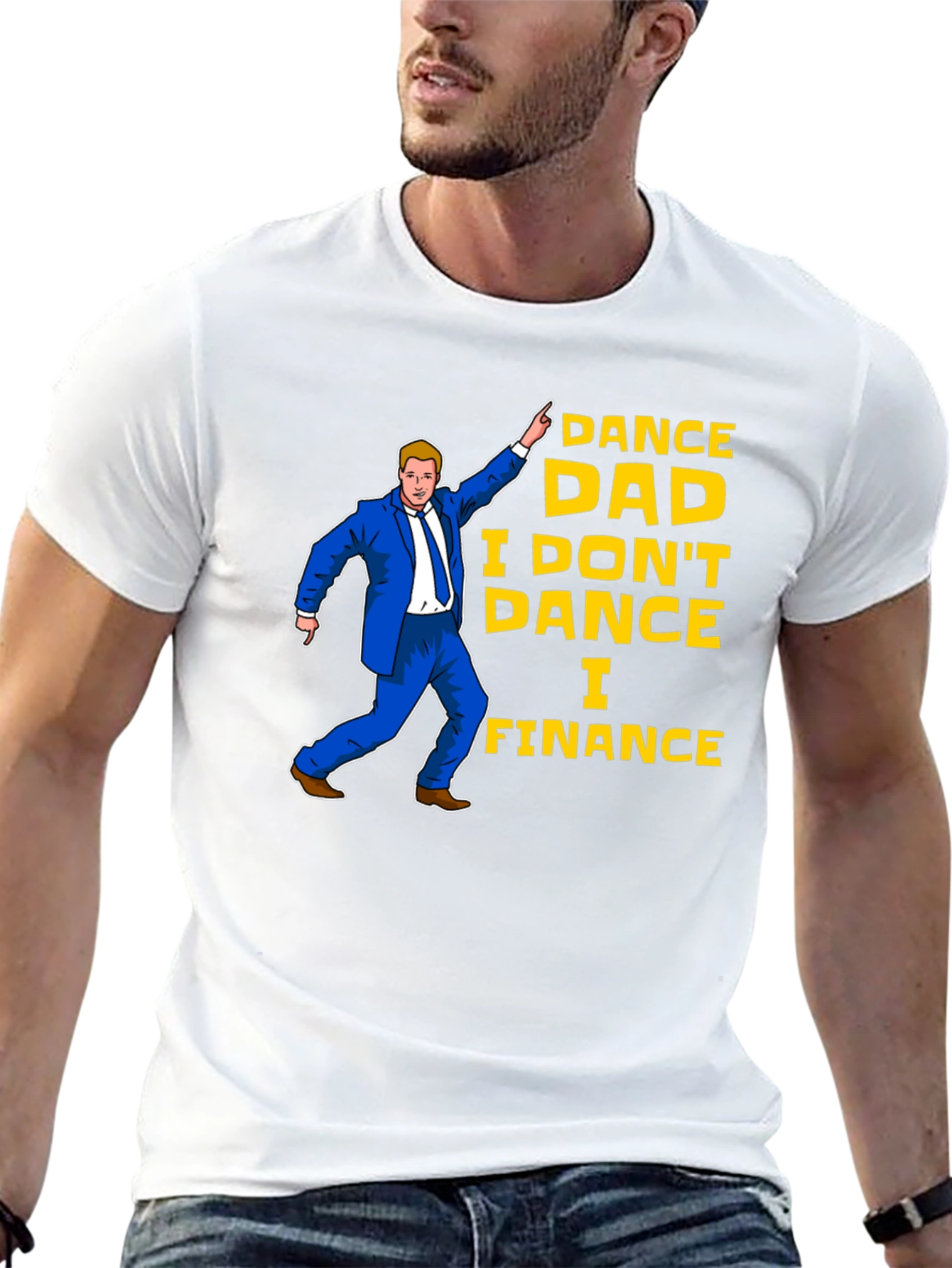 Dance Dad Finance Black T-Shirt