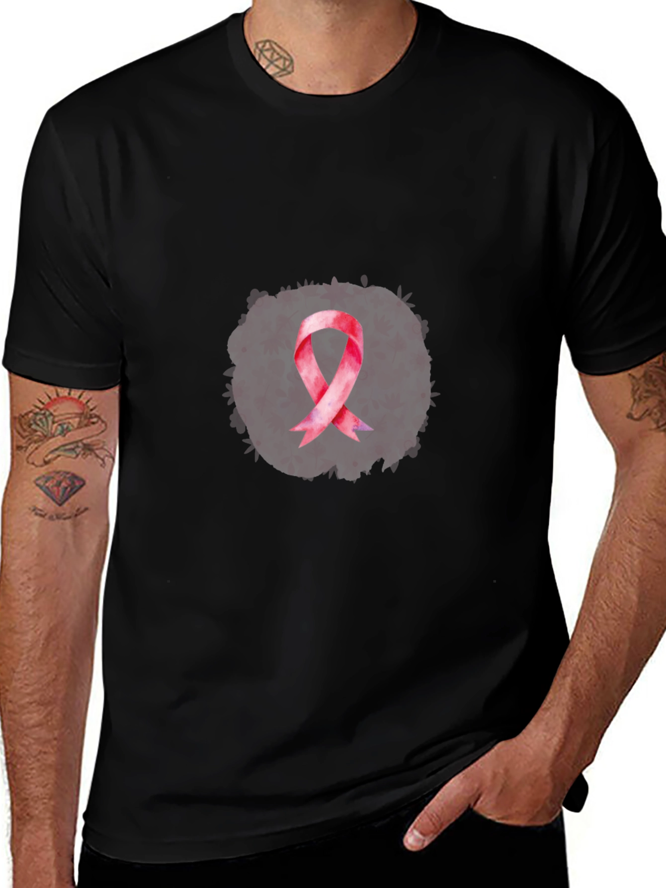 Ribbon Awareness Graphic T-Shirt