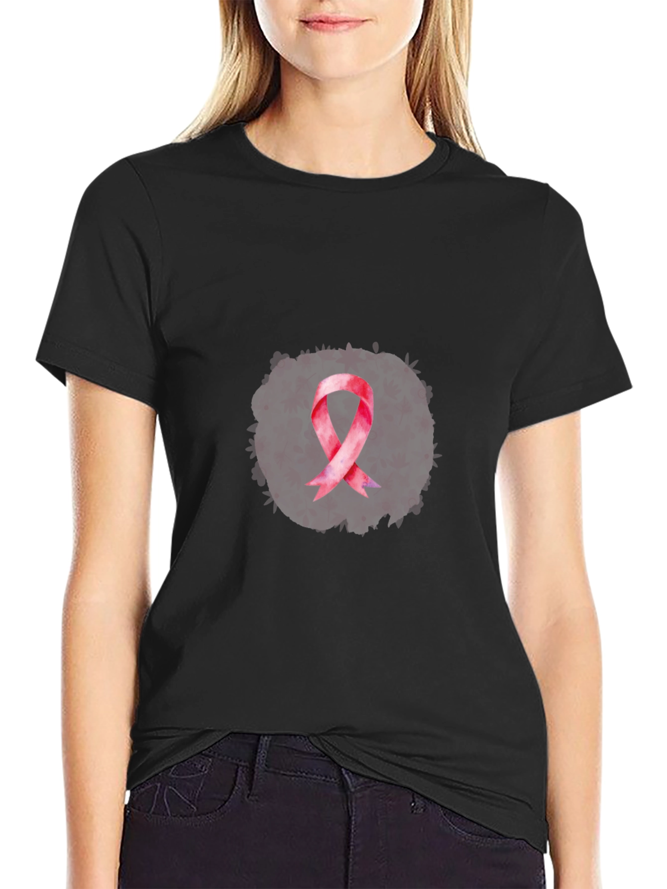 Ribbon Awareness Graphic T-Shirt