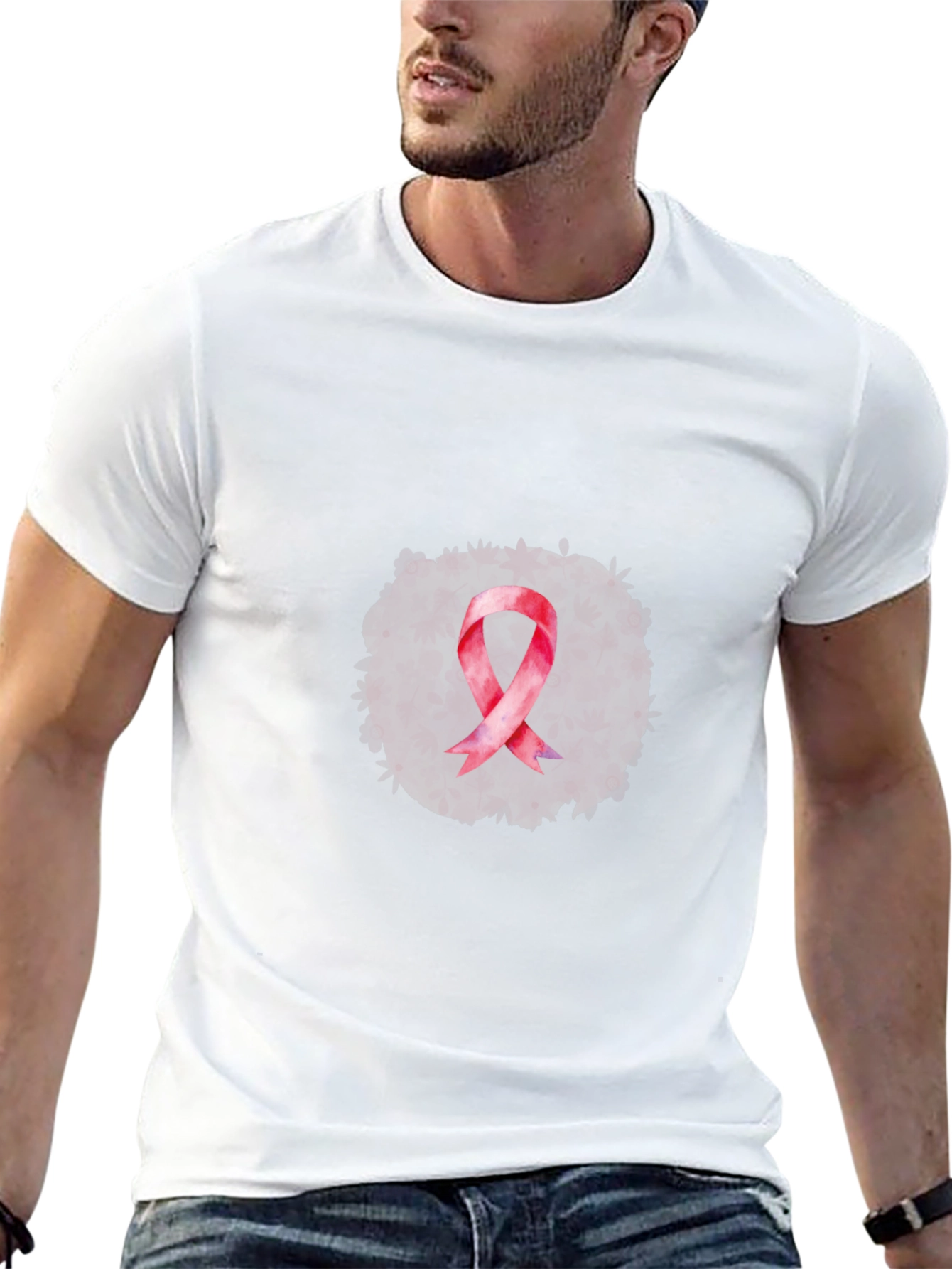 Ribbon Awareness Graphic T-Shirt