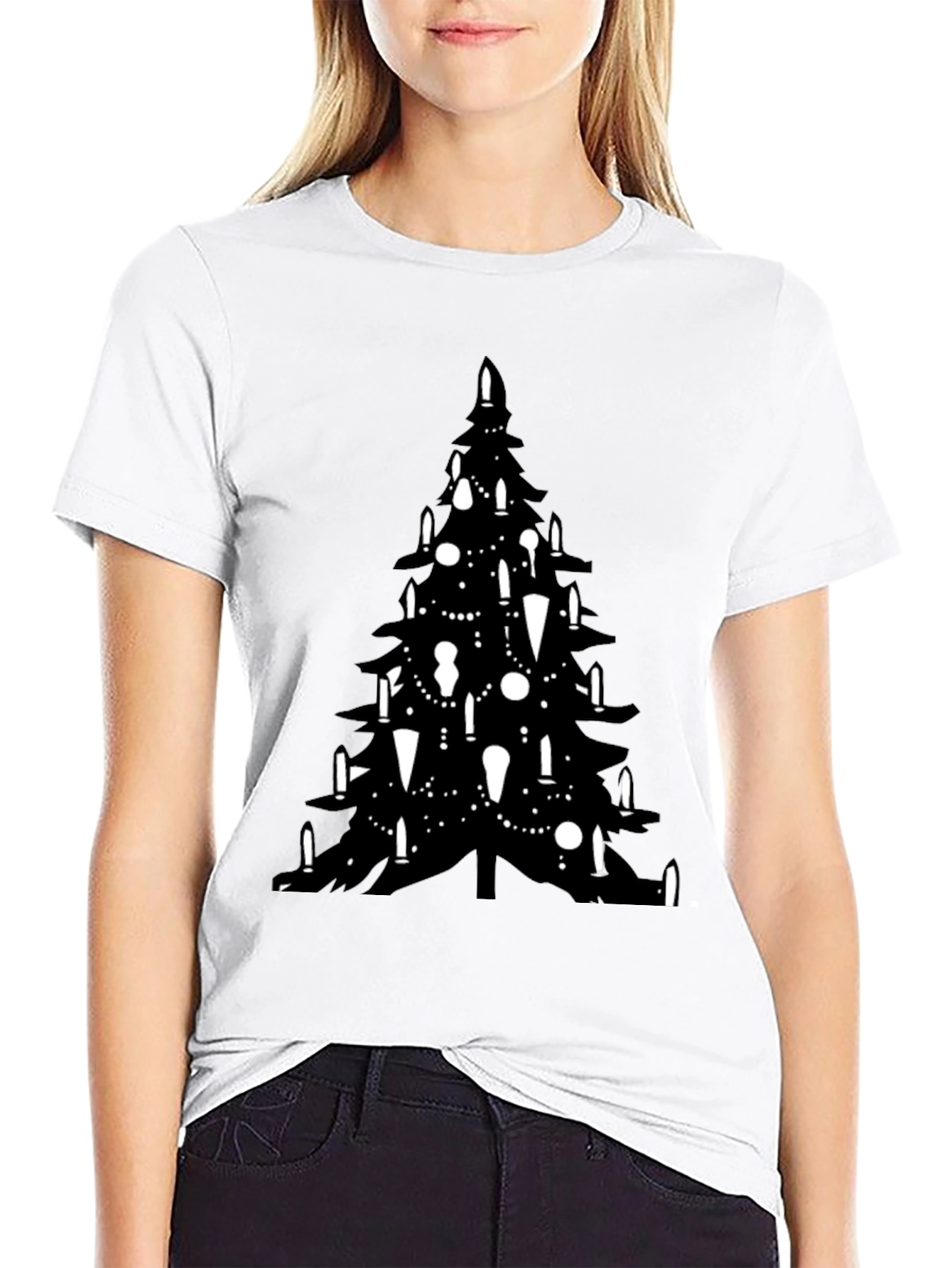 Bullet Christmas Tree Graphic Tee