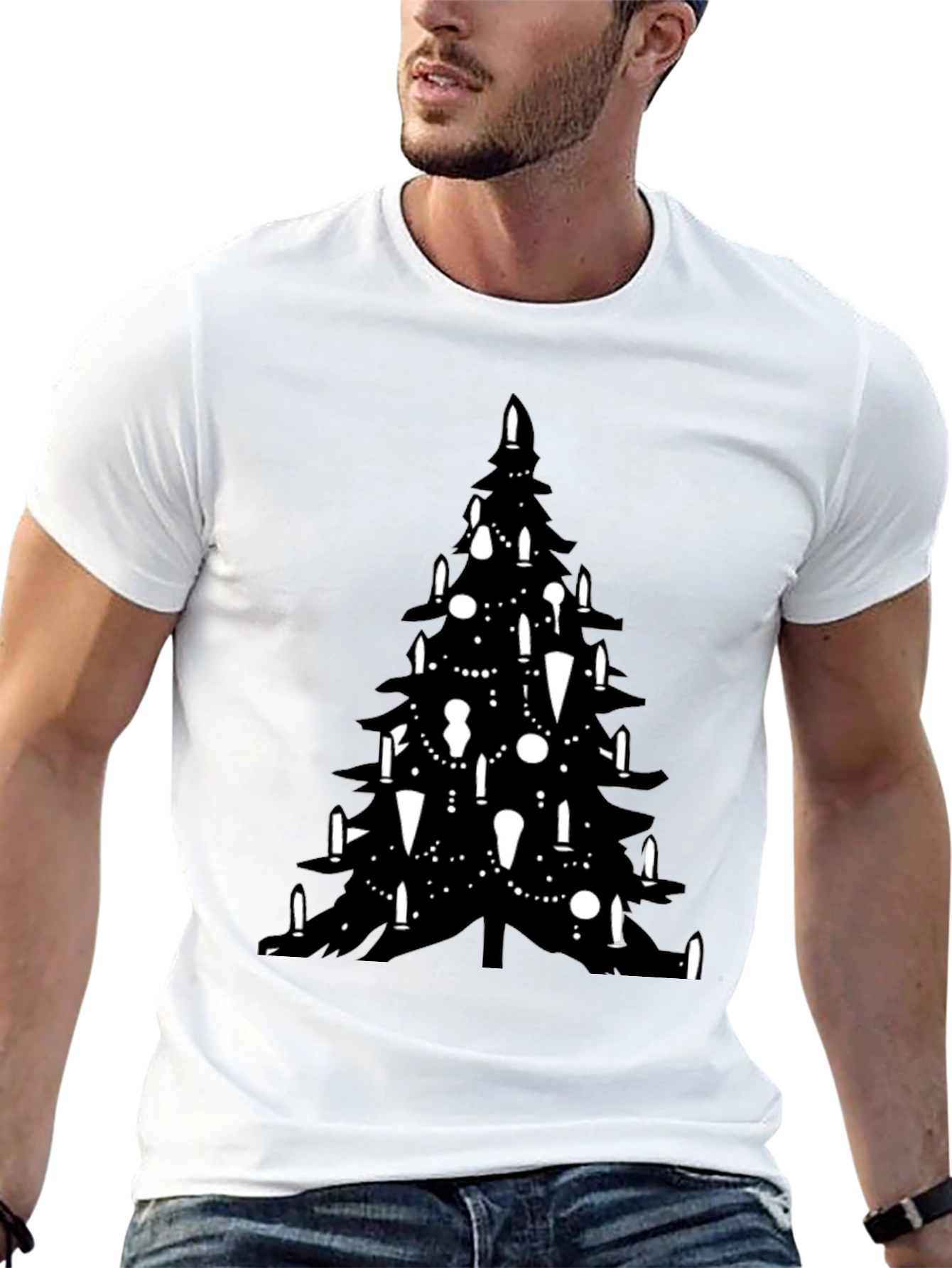 Bullet Christmas Tree Graphic Tee