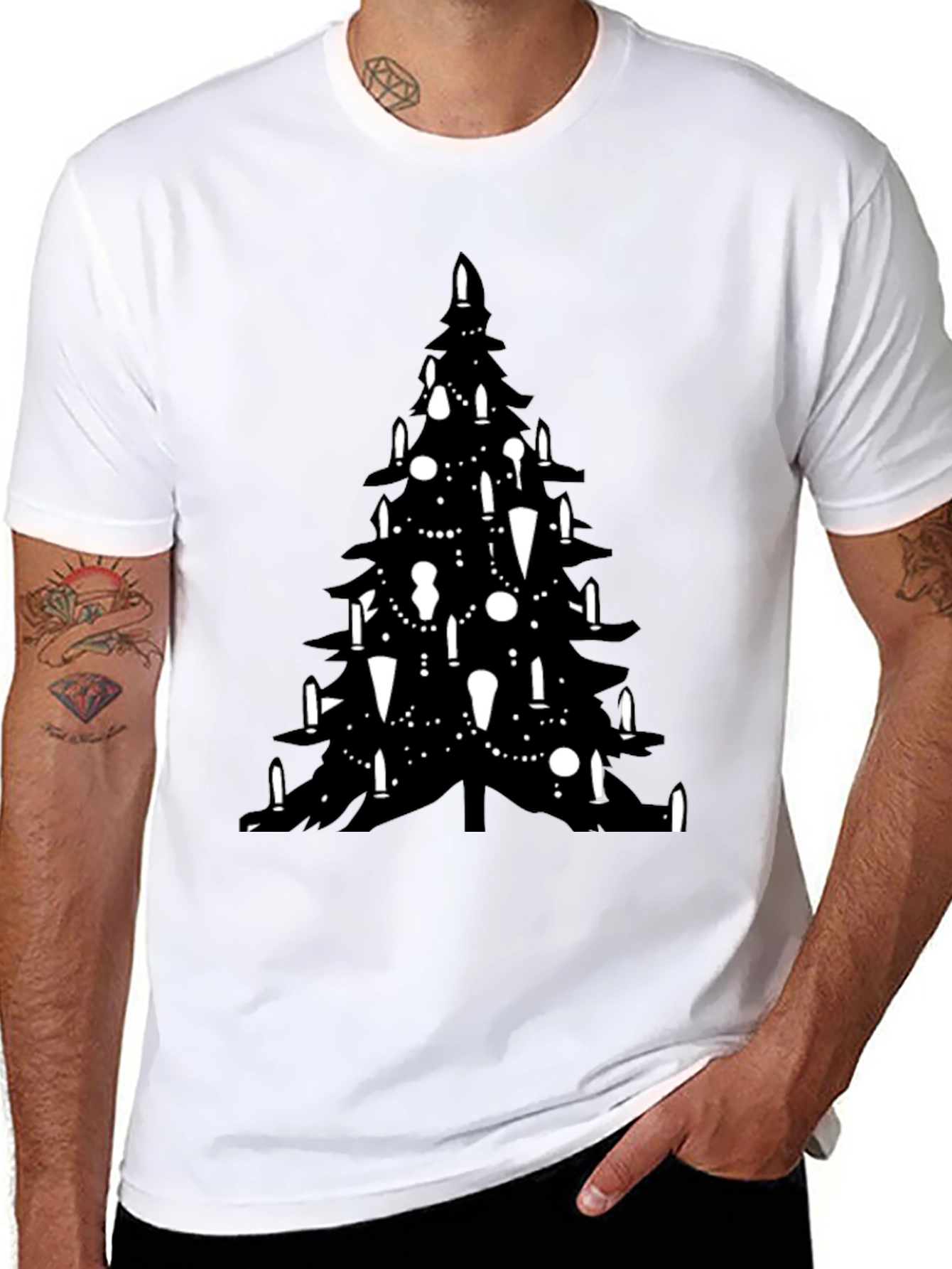 Bullet Christmas Tree Graphic Tee