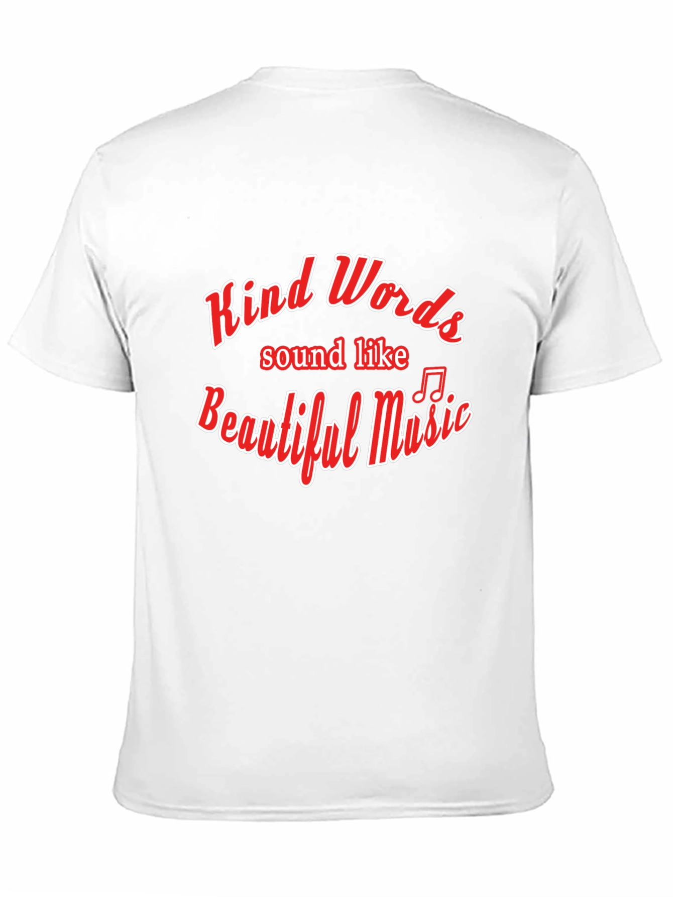 Kind Words Music T-Shirt - Black Crew Neck