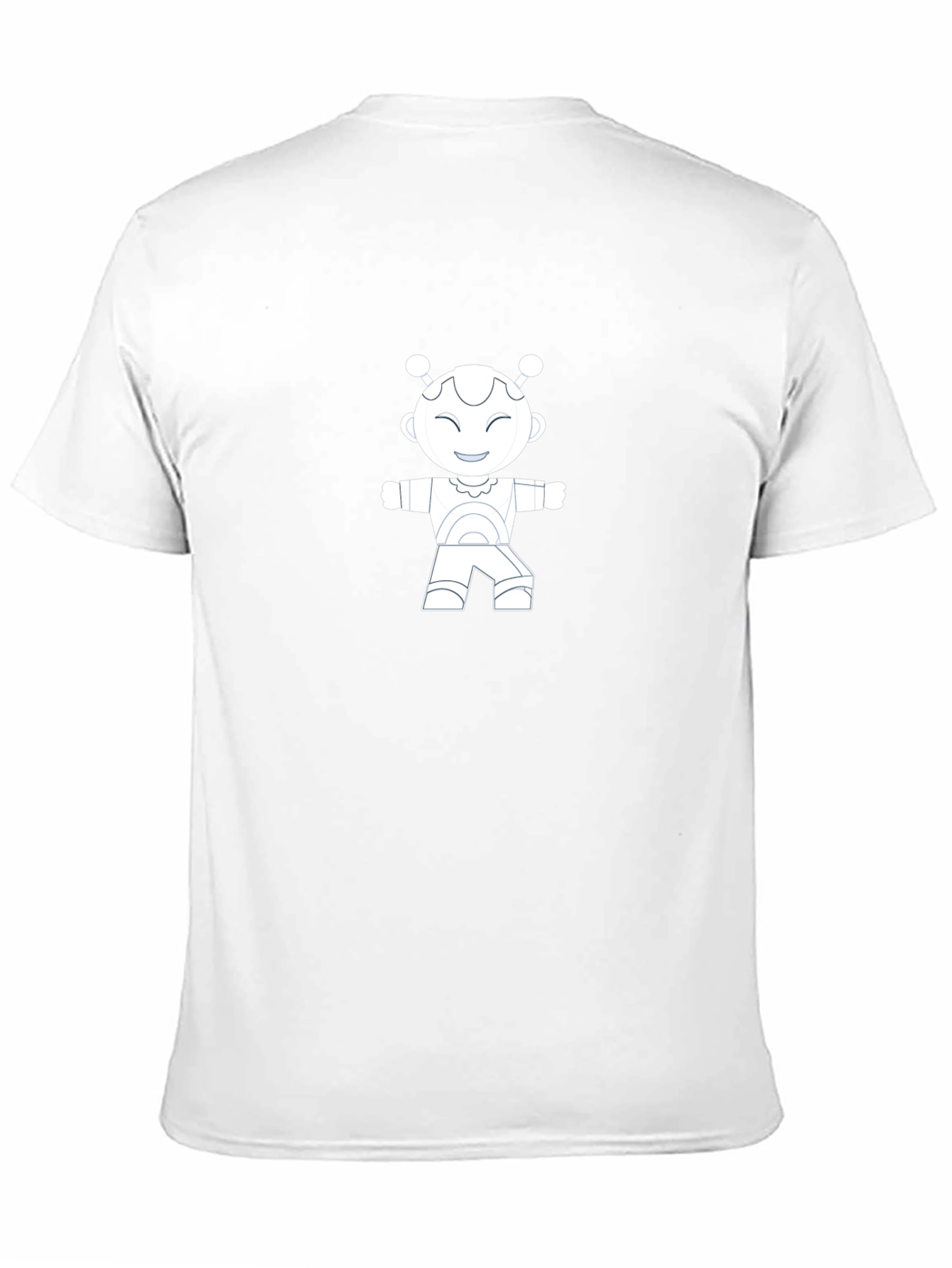 Robot Graphic Tee - Cool Black Shirt