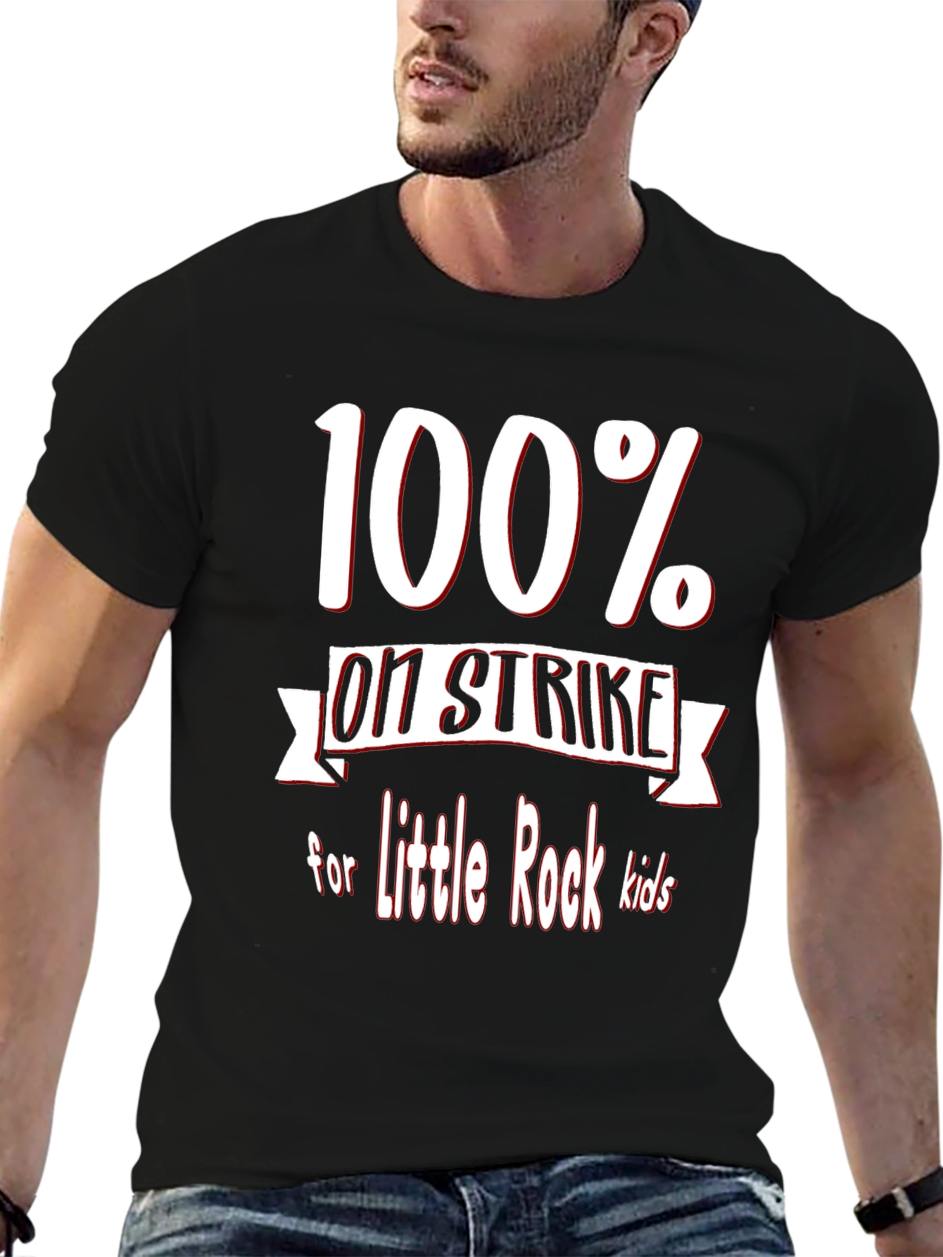 100% On Strike for Little Rock Kids T-Shirt