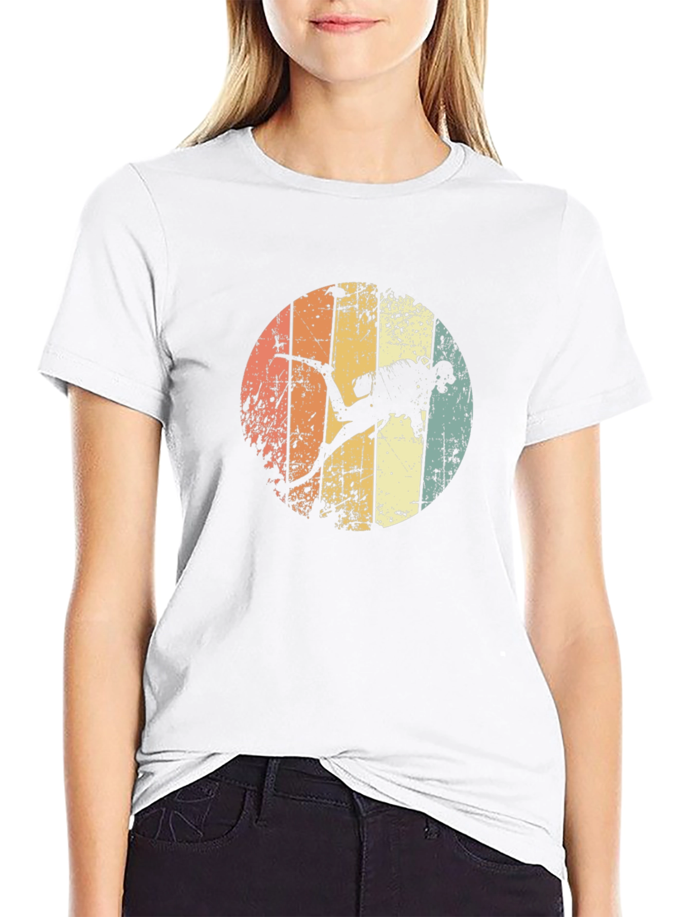Retro Scuba Diver Graphic Tee - Black Cotton