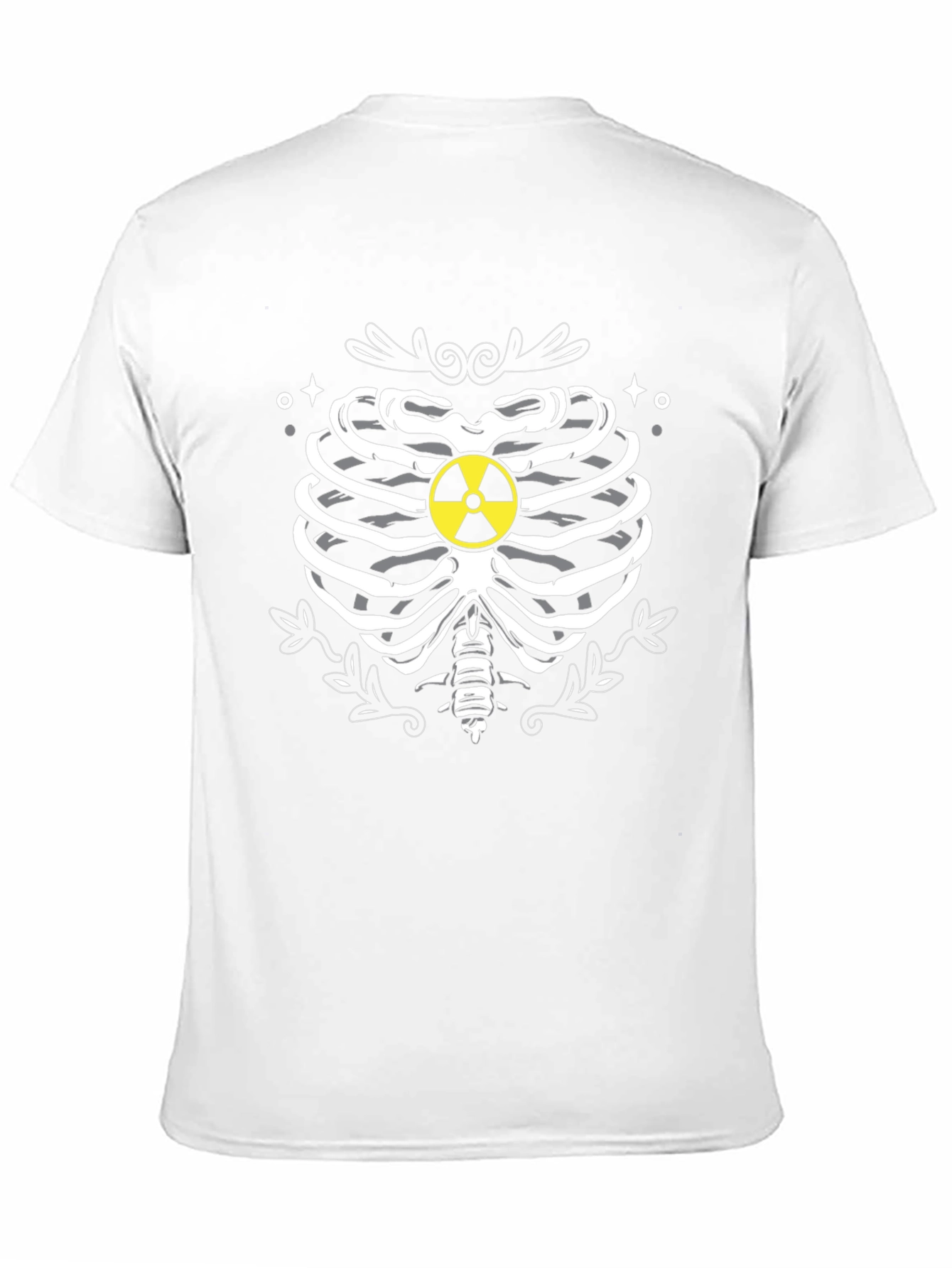 Radioactive Ribcage Graphic T-Shirt - Black