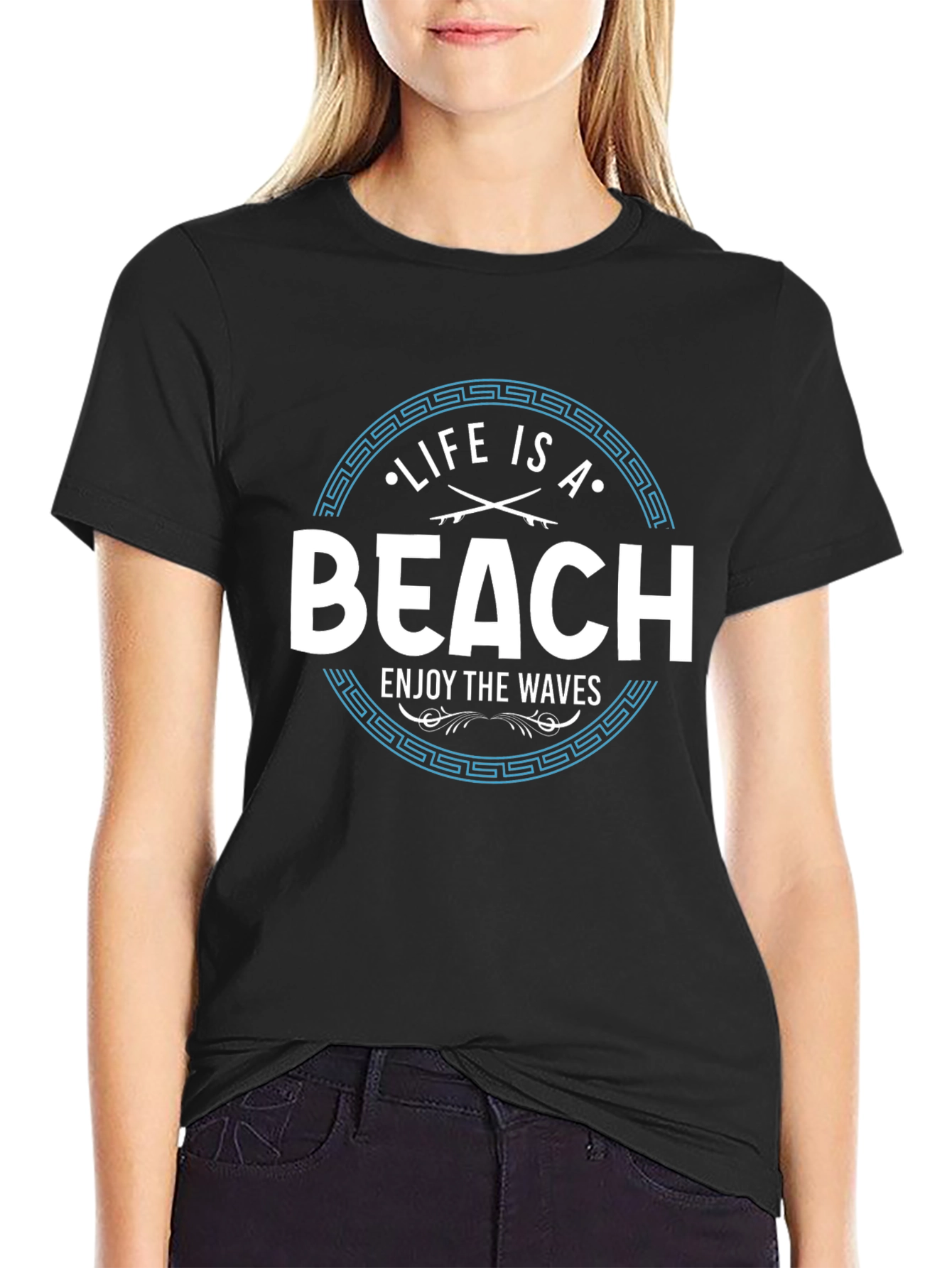 Life Is A Beach T-Shirt - Enjoy the Waves!