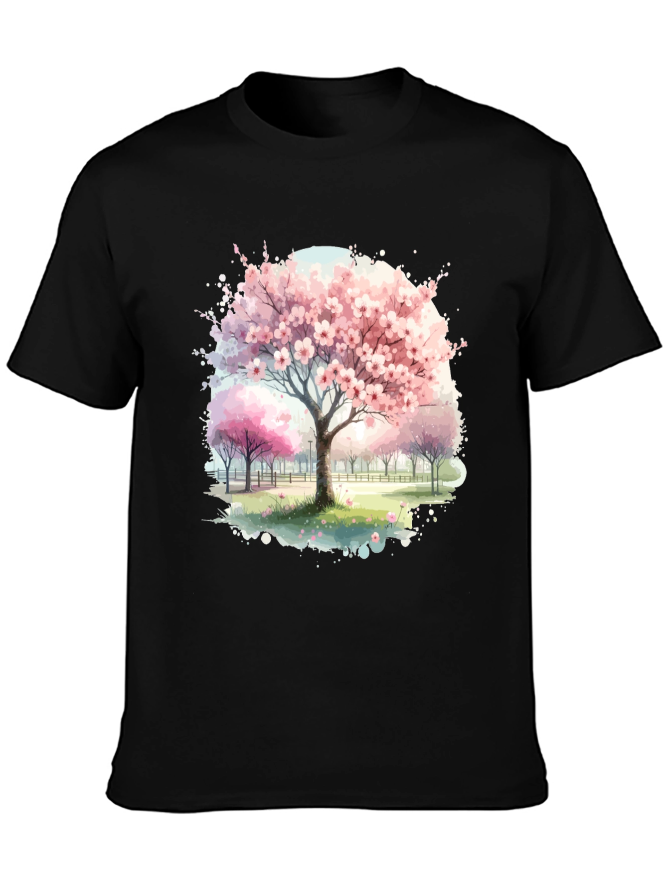 Cherry Blossom Tree Graphic Tee