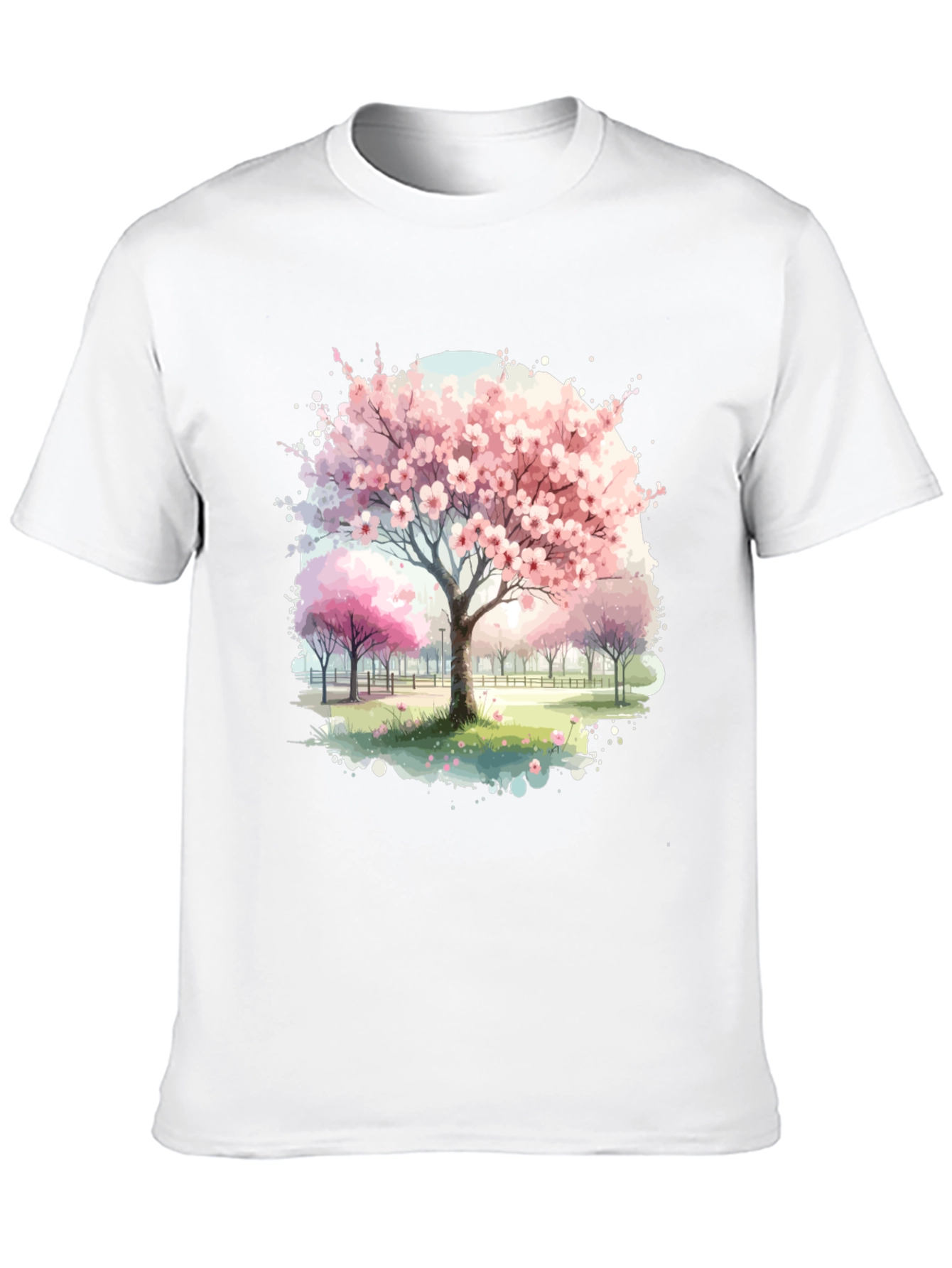 Cherry Blossom Tree Graphic Tee
