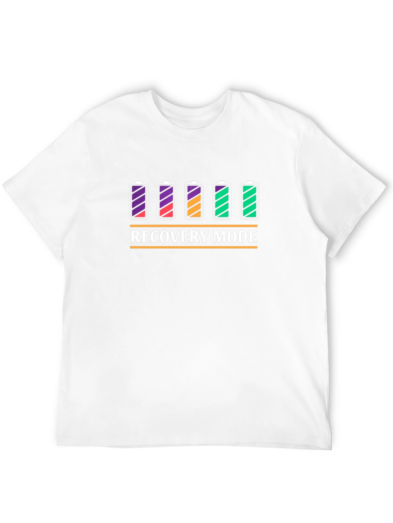 Recovery Mode Graphic T-Shirt - Battery Life Design