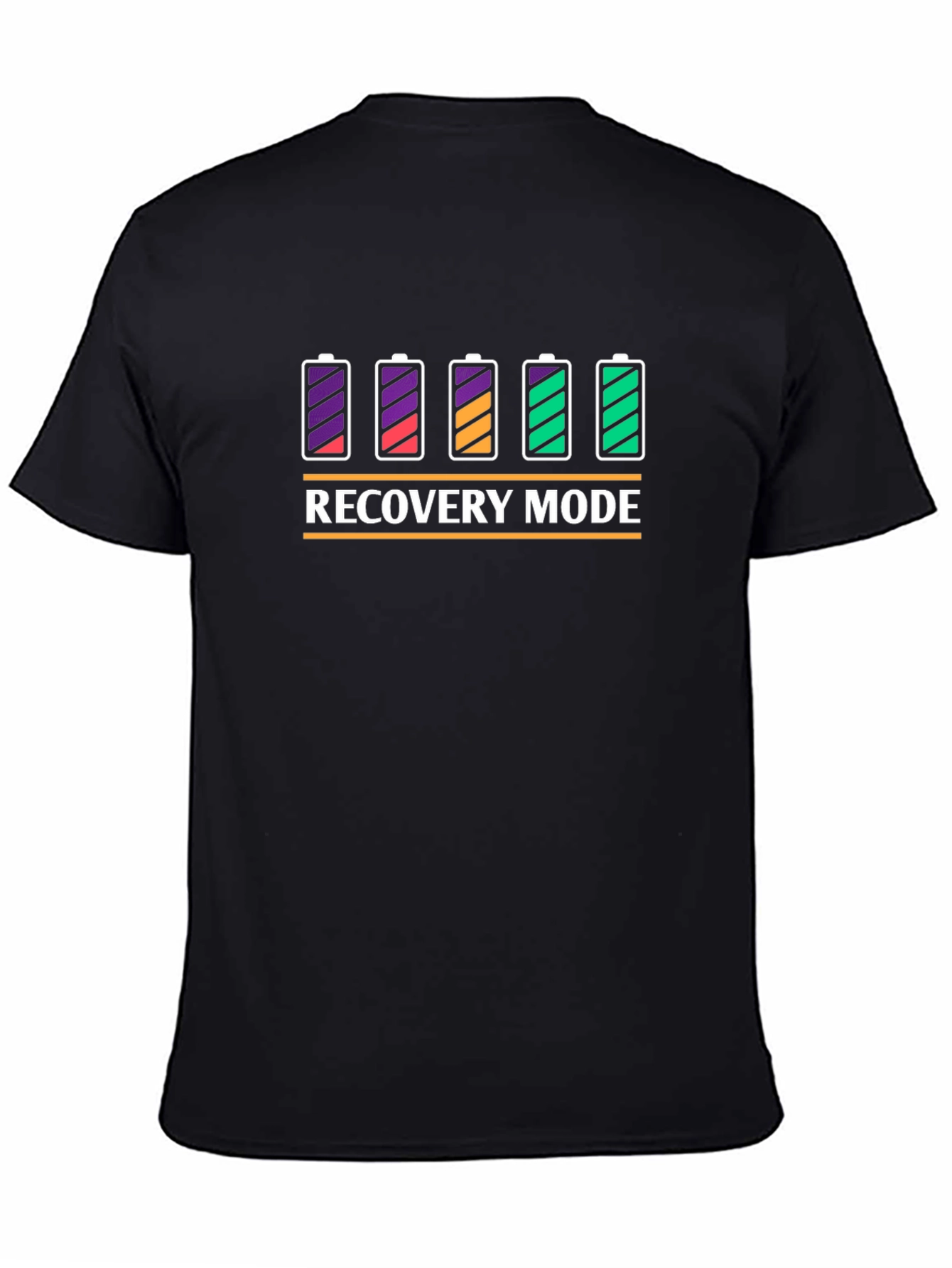 Recovery Mode Graphic T-Shirt - Battery Life Design