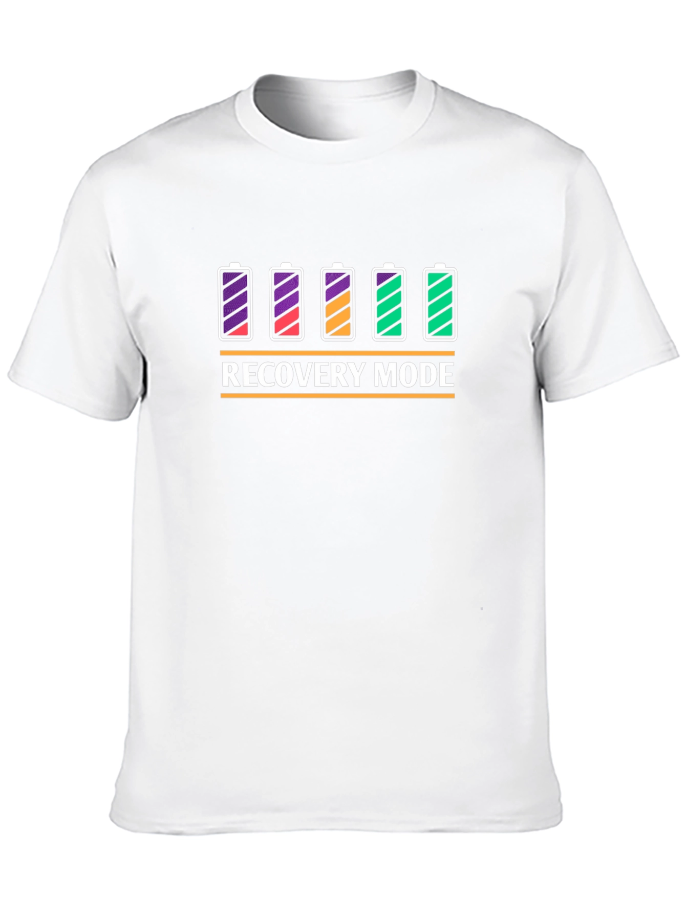 Recovery Mode Graphic T-Shirt - Battery Life Design
