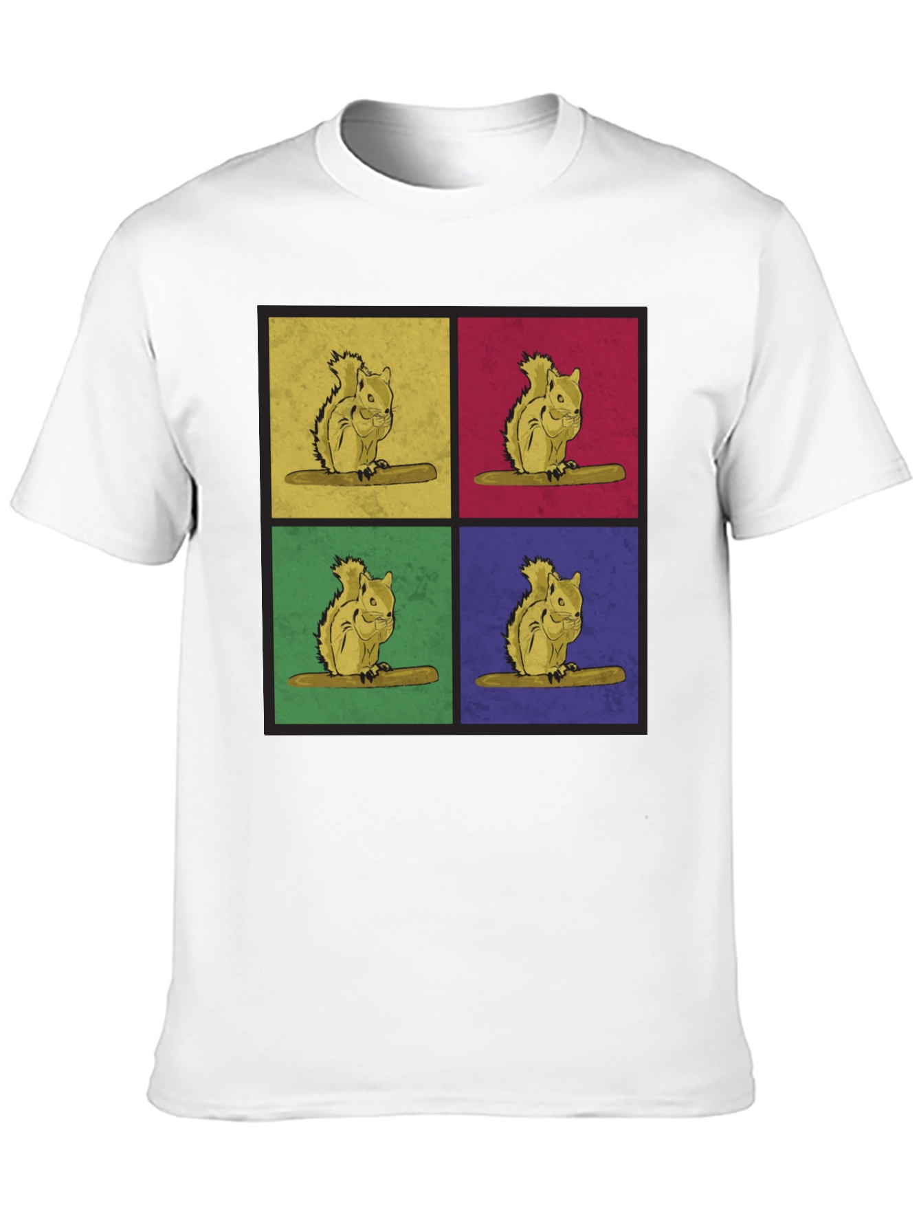 Pop Art Squirrel Graphic Tee