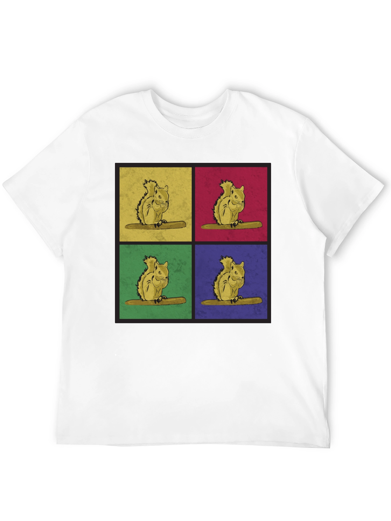 Pop Art Squirrel Graphic Tee