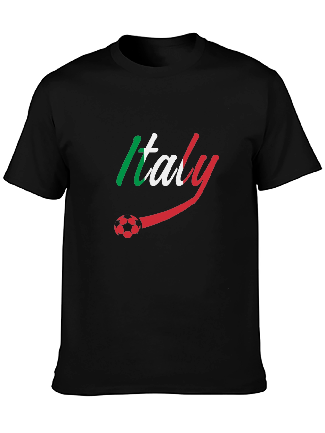 Italy Soccer Fan T-Shirt - Black
