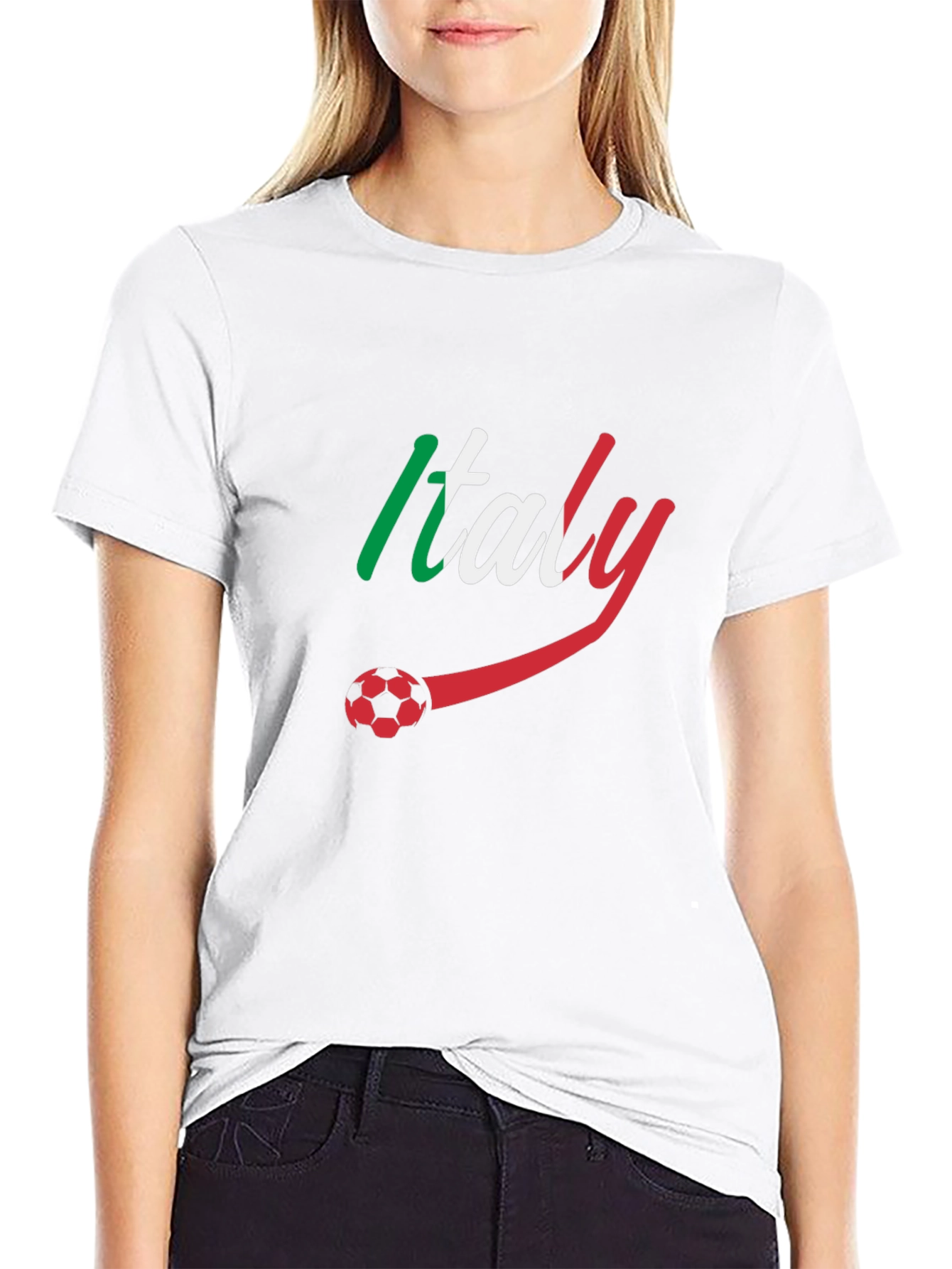 Italy Soccer Fan T-Shirt - Black