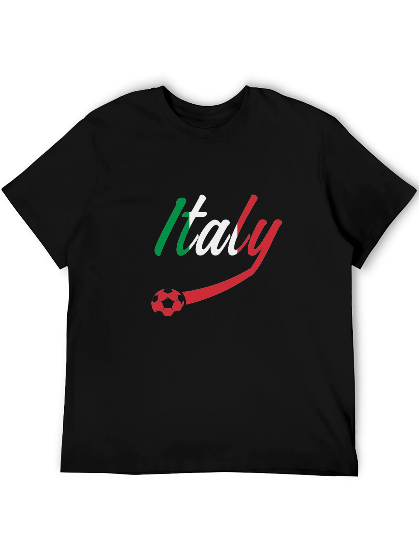 Italy Soccer Fan T-Shirt - Black