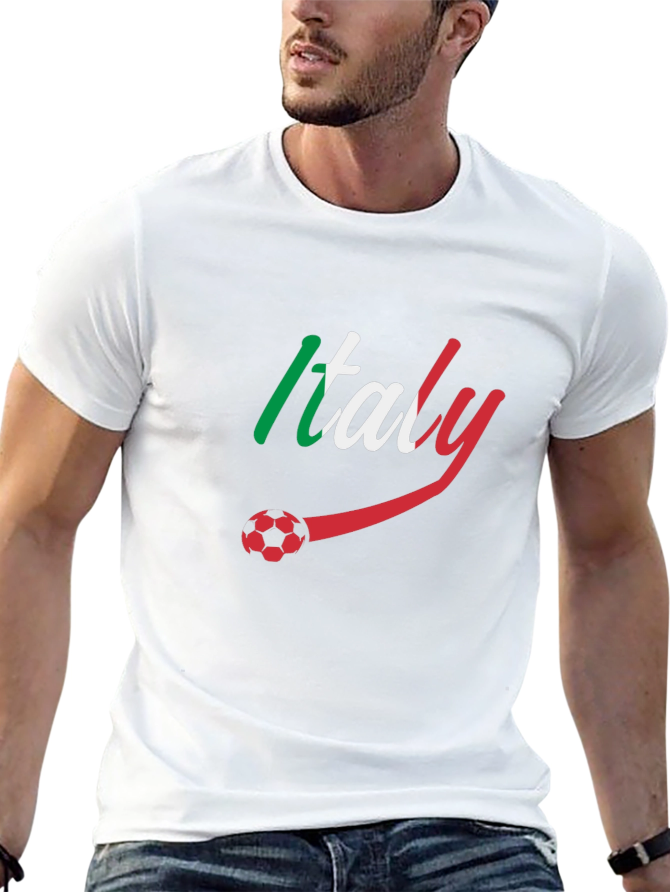 Italy Soccer Fan T-Shirt - Black