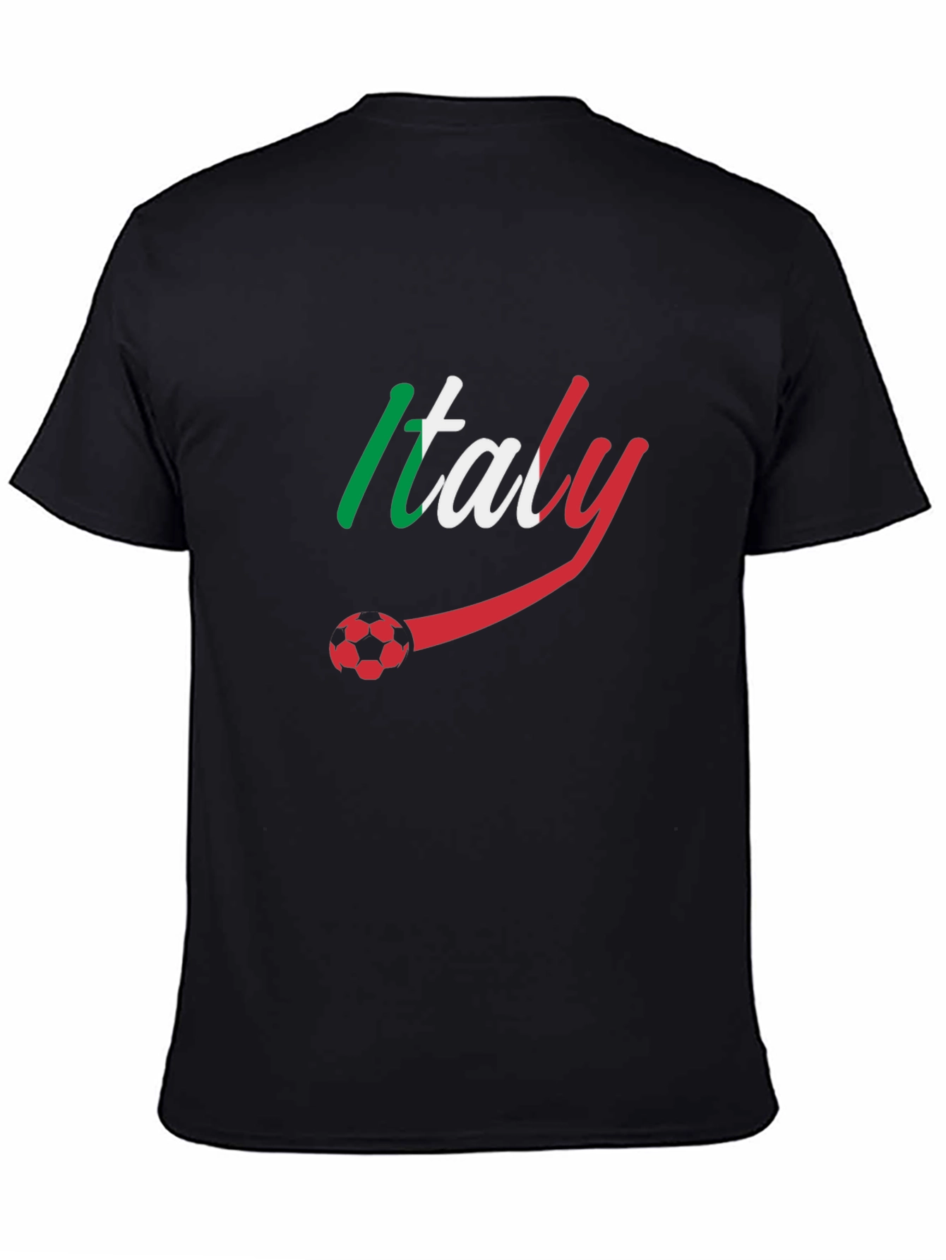 Italy Soccer Fan T-Shirt - Black