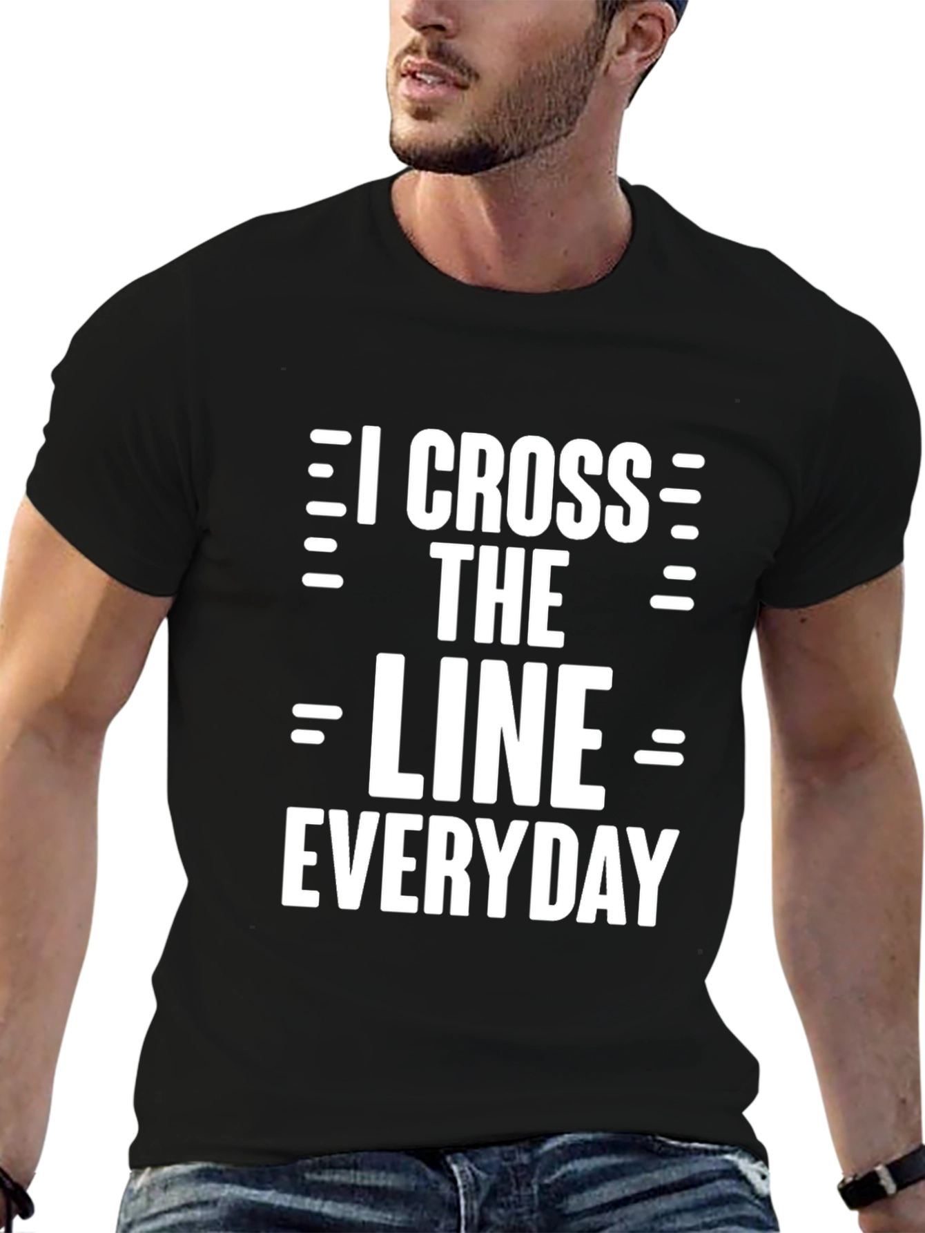 I Cross The Line Everyday Graphic Tee