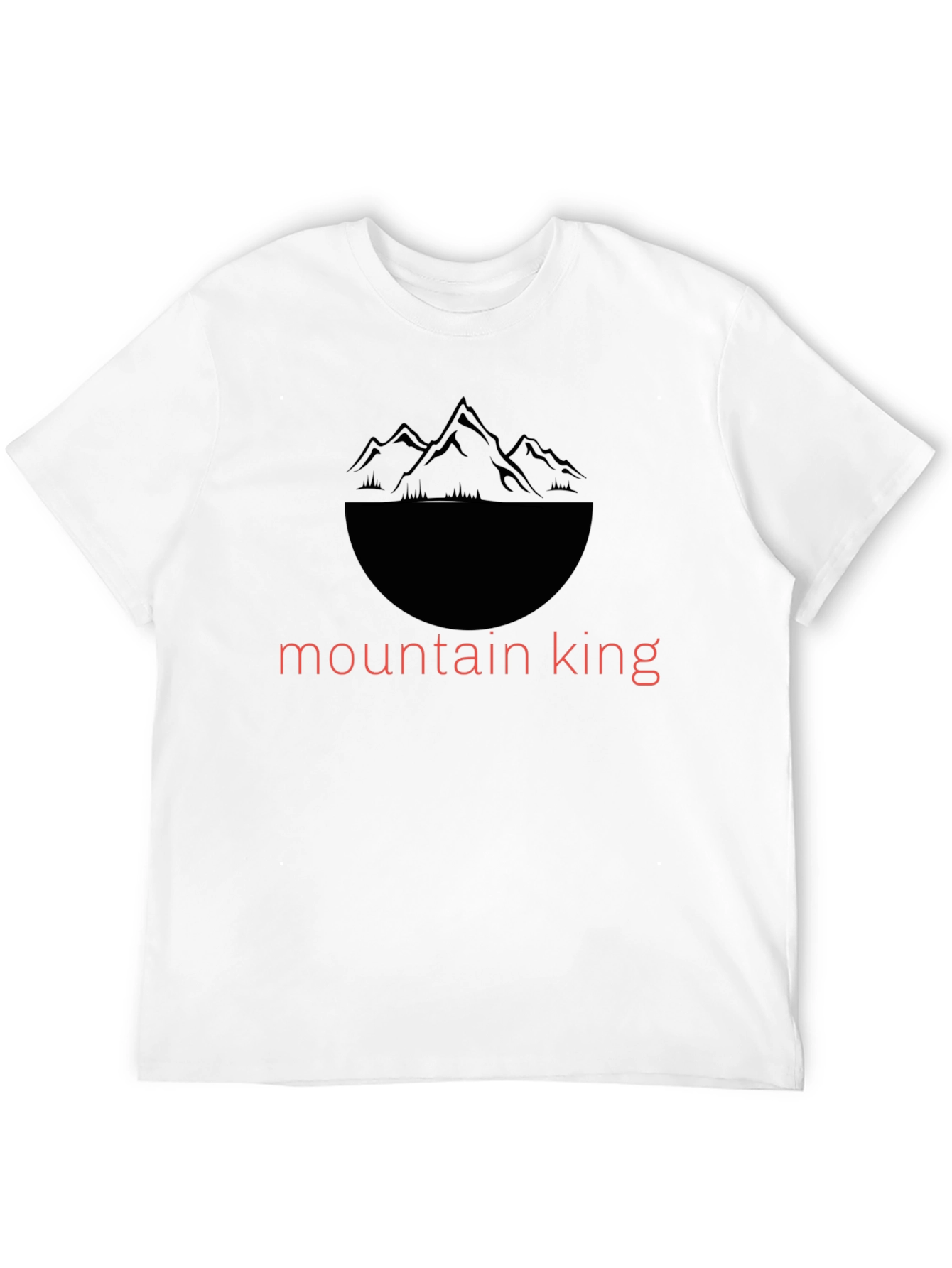 Mountain King Graphic Tee - Black Casual Shirt