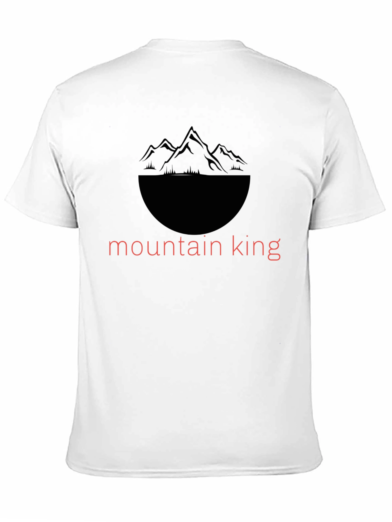 Mountain King Graphic Tee - Black Casual Shirt