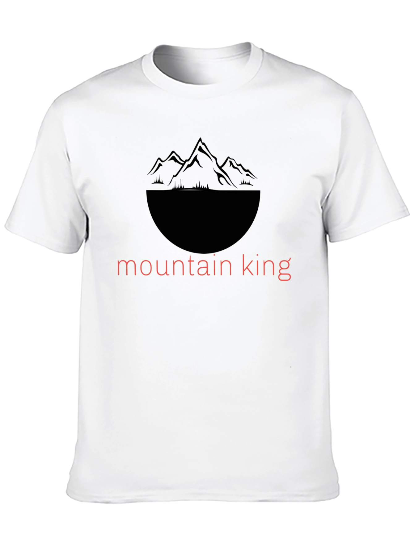 Mountain King Graphic Tee - Black Casual Shirt
