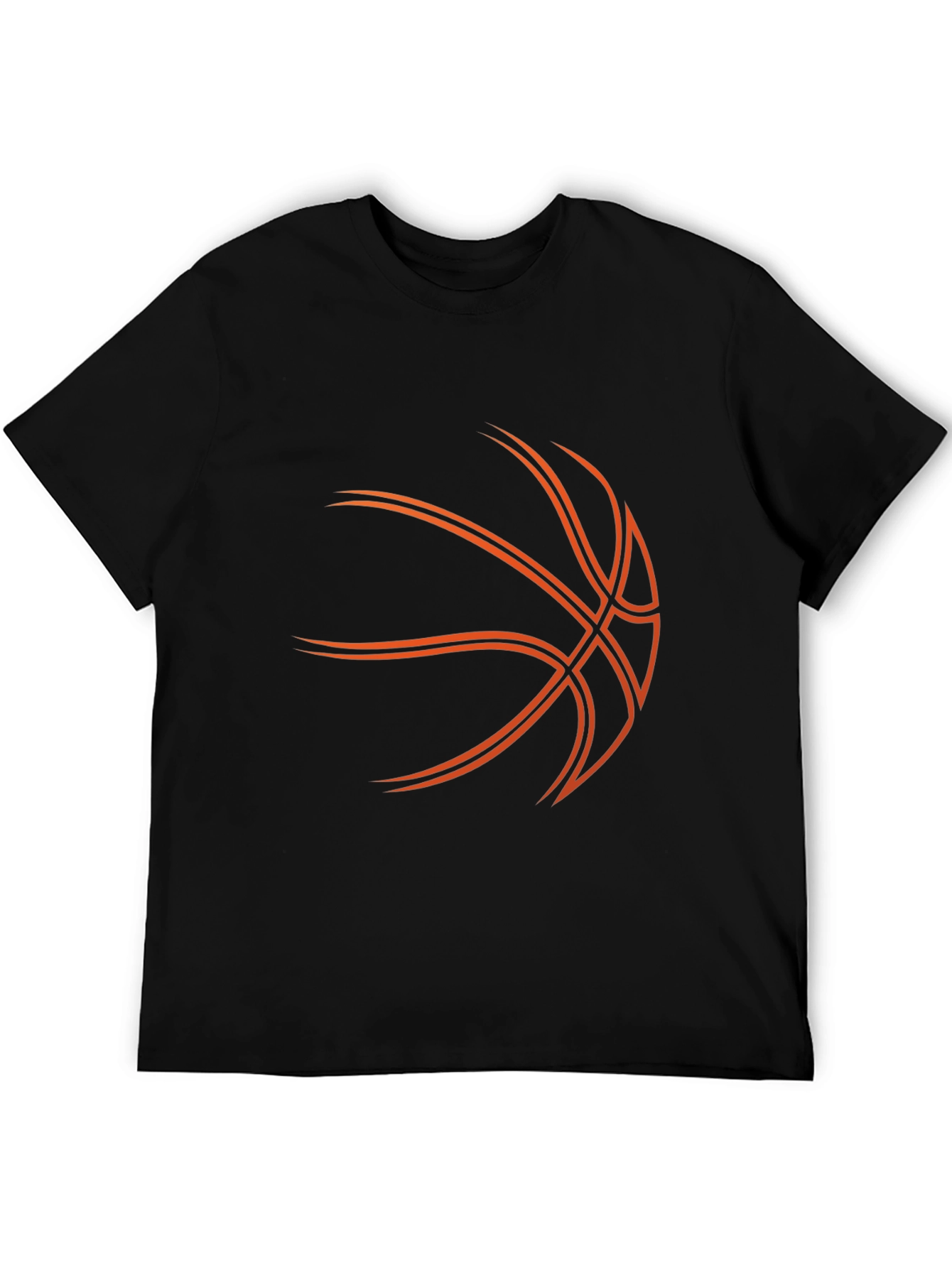 Basketball Graphic Tee - Stylish Black T-Shirt