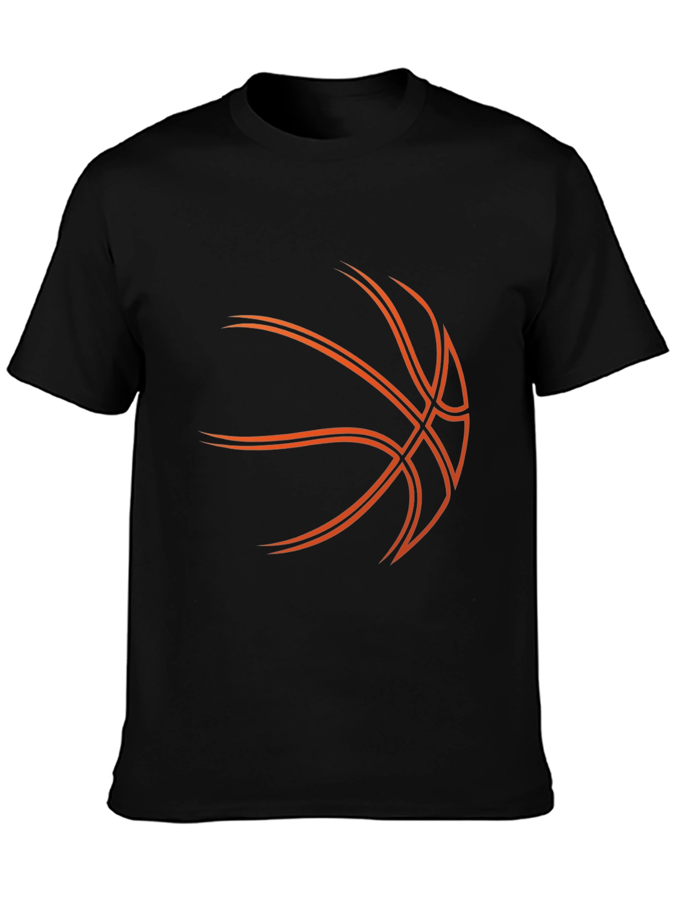Basketball Graphic Tee - Stylish Black T-Shirt