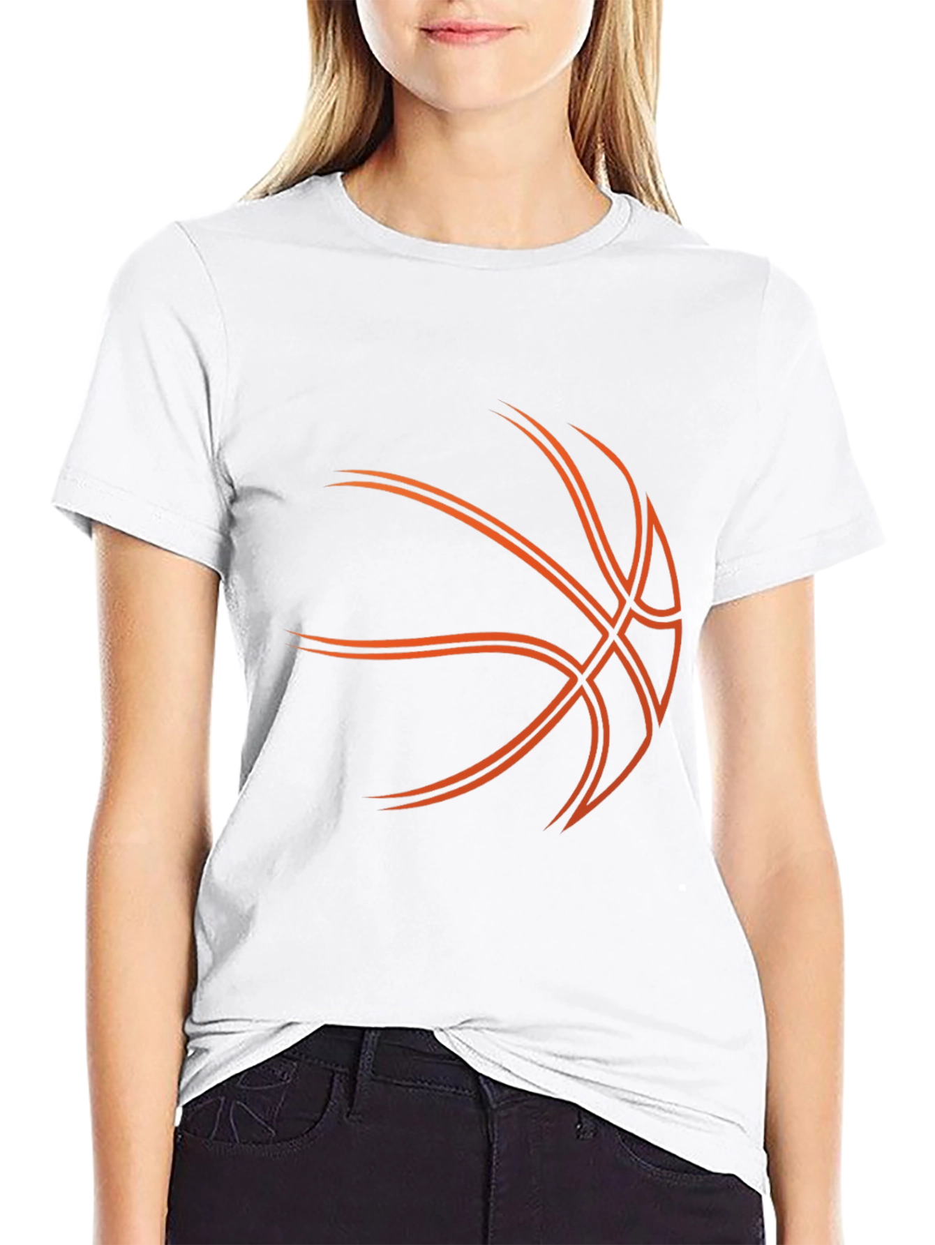 Basketball Graphic Tee - Stylish Black T-Shirt