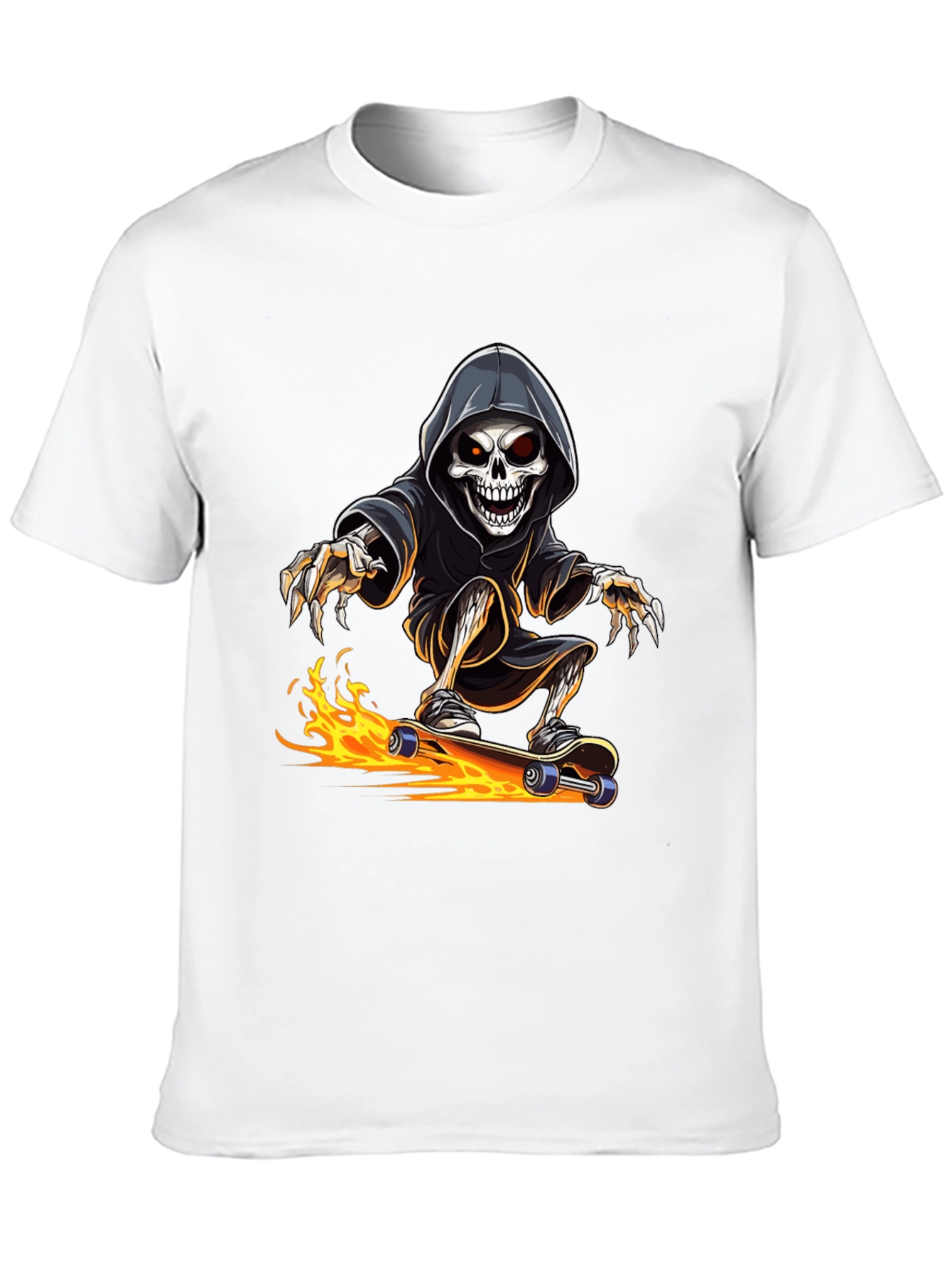 Grim Reaper Skateboard Graphic Tee