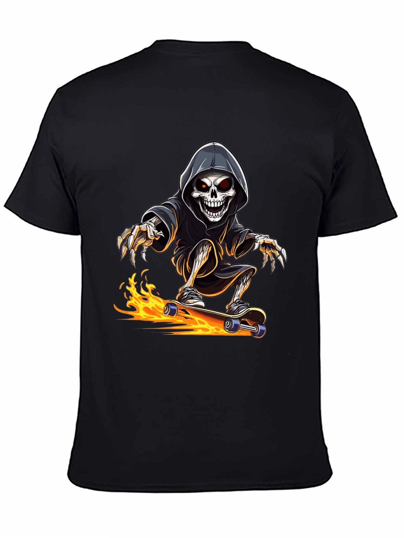 Grim Reaper Skateboard Graphic Tee