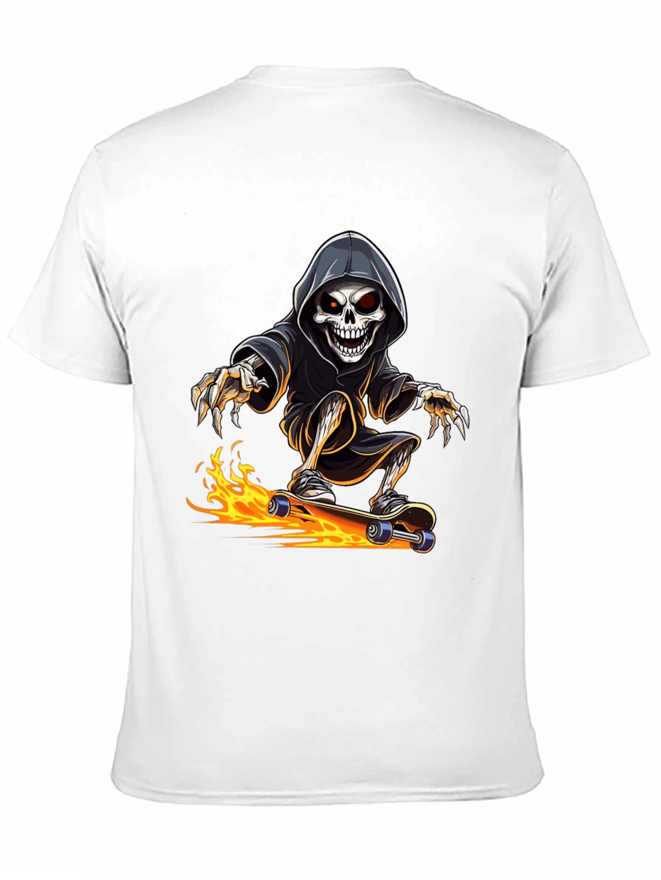 Grim Reaper Skateboard Graphic Tee