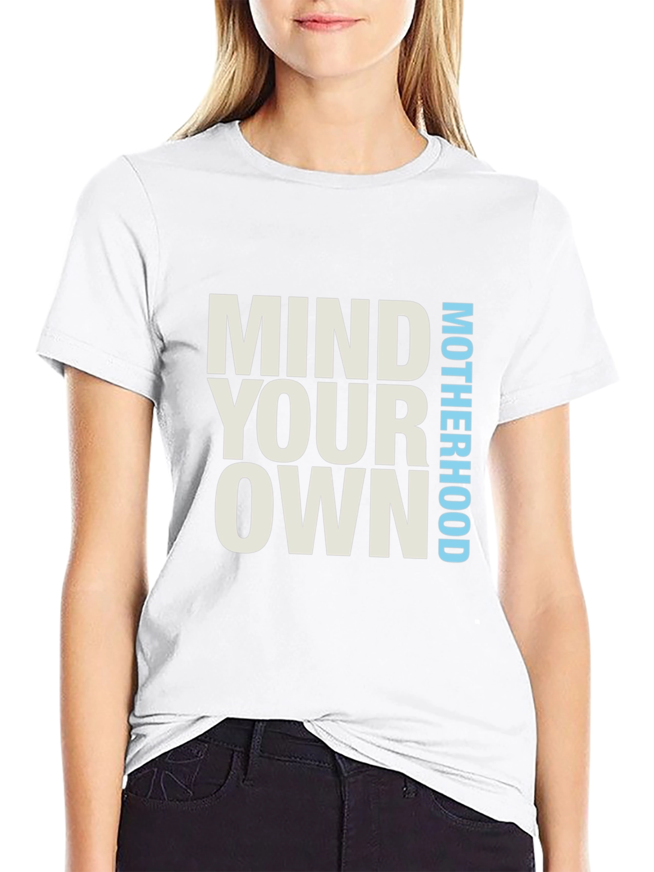 Mind Your Own Motherhood Black T-Shirt