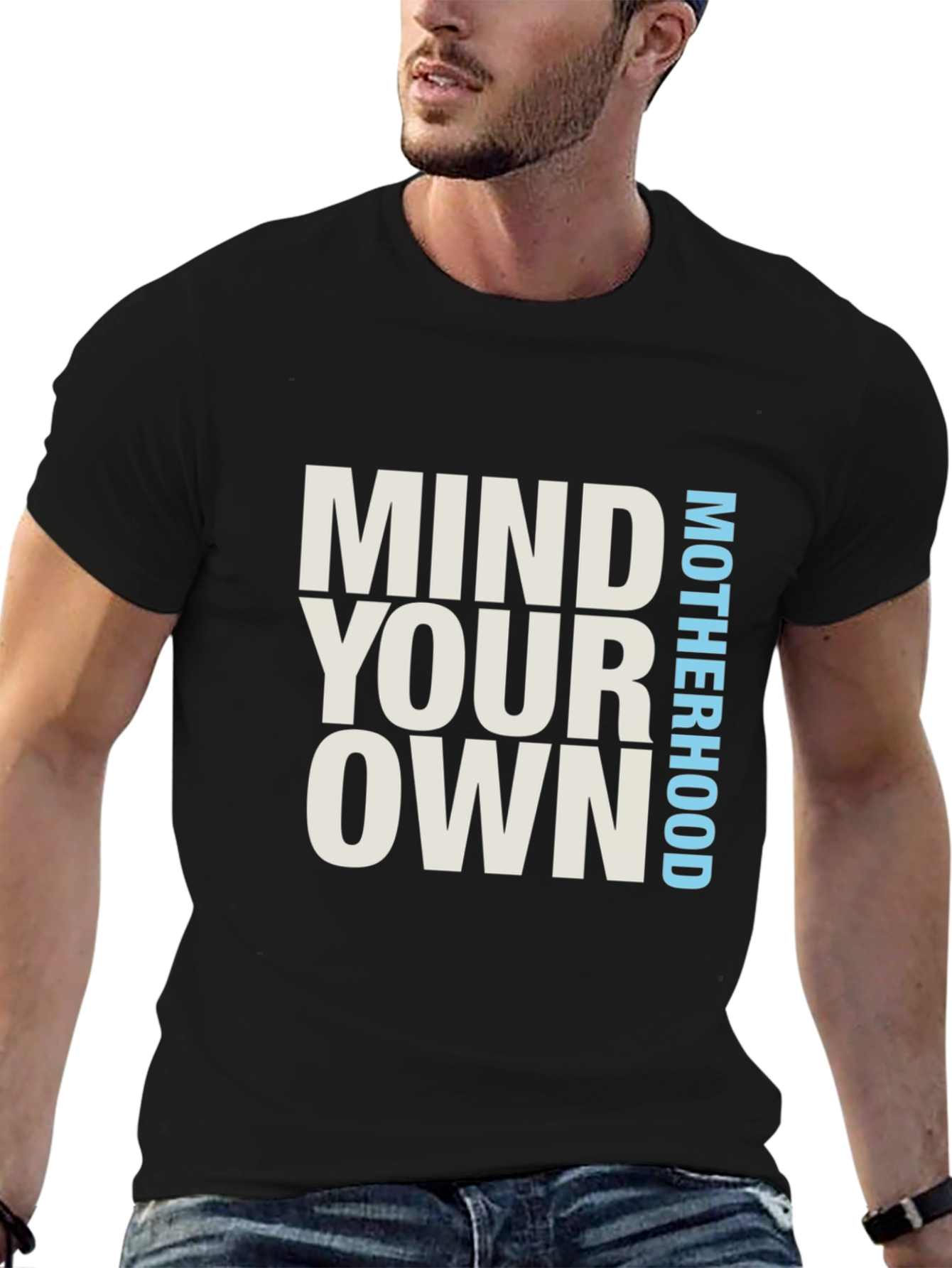 Mind Your Own Motherhood Black T-Shirt