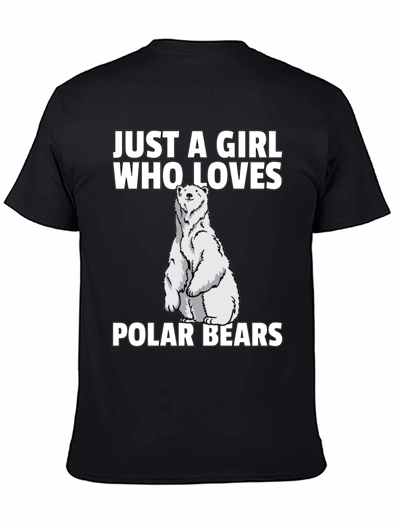 Girl Who Loves Polar Bears T-Shirt