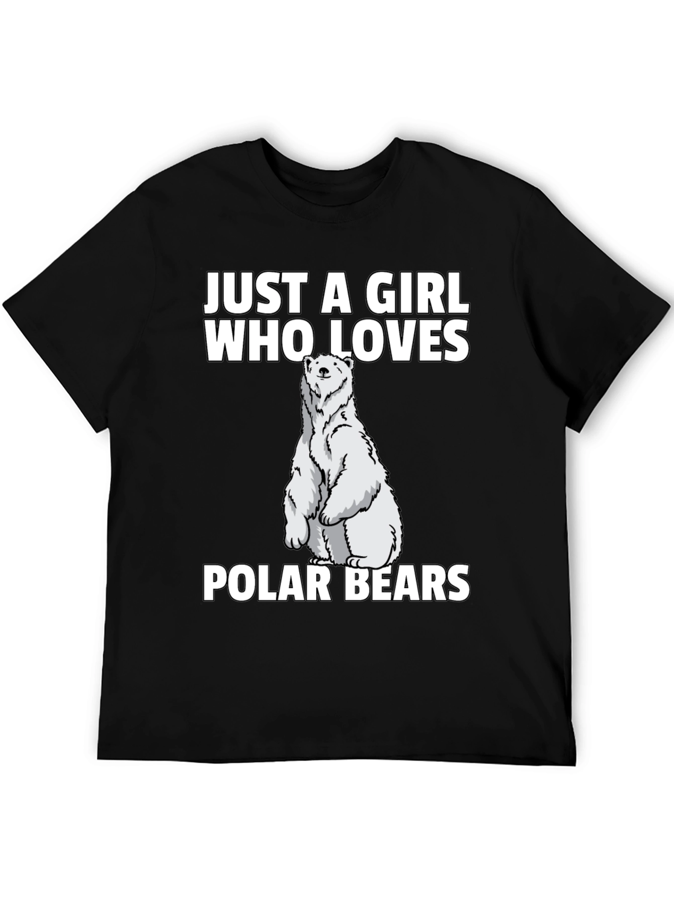 Girl Who Loves Polar Bears T-Shirt