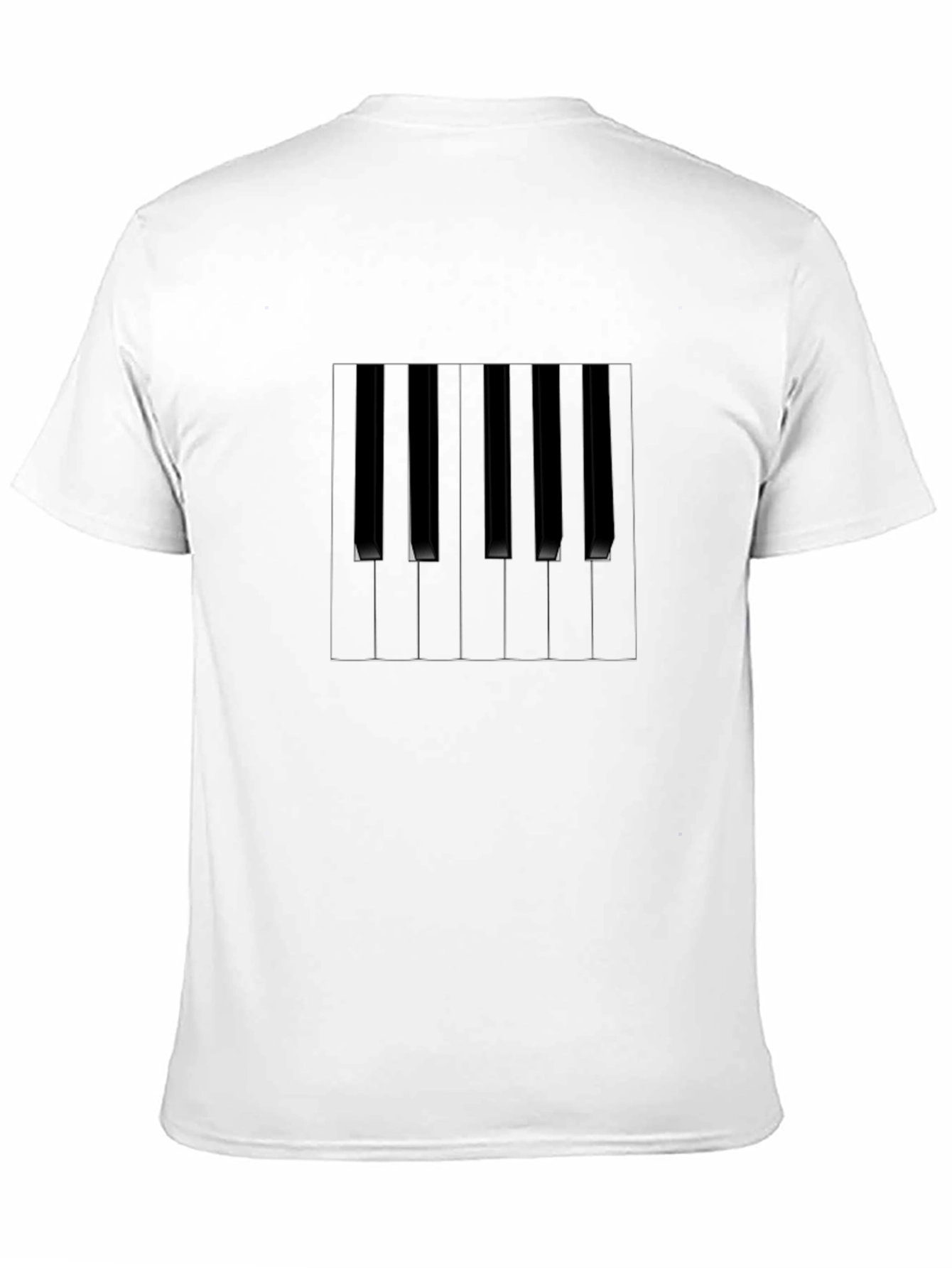 Piano Keys Graphic Tee - Music Lover T-Shirt