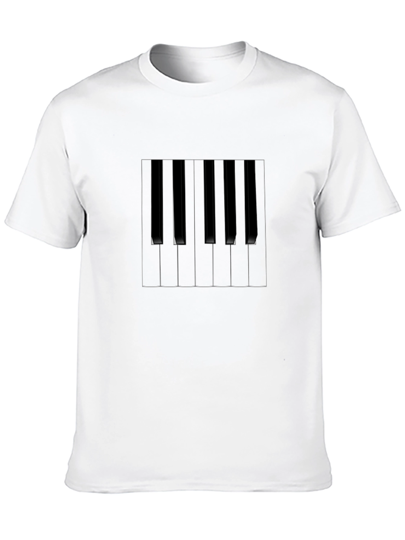 Piano Keys Graphic Tee - Music Lover T-Shirt