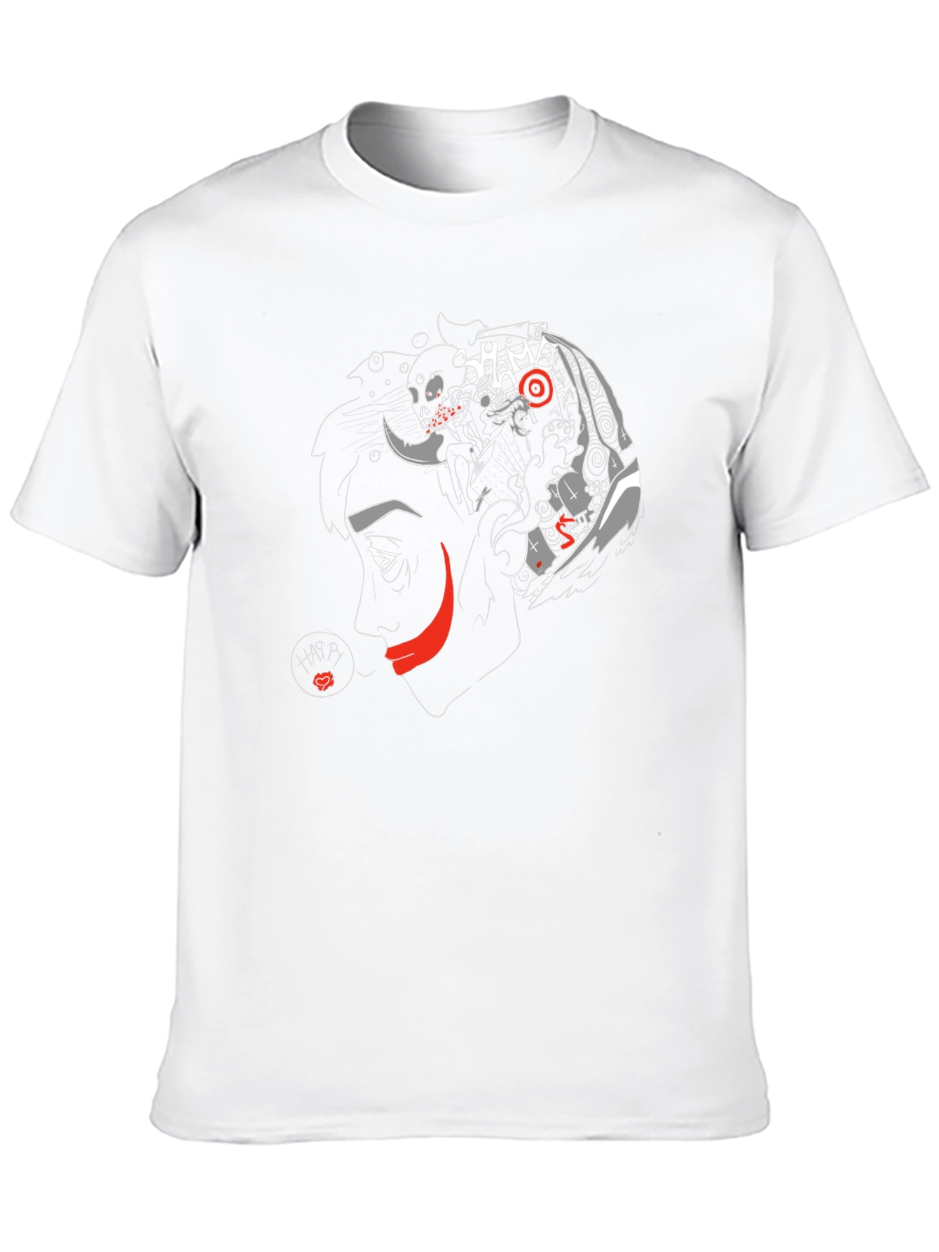 Unique Graphic T-Shirt - Shame Artistic Design