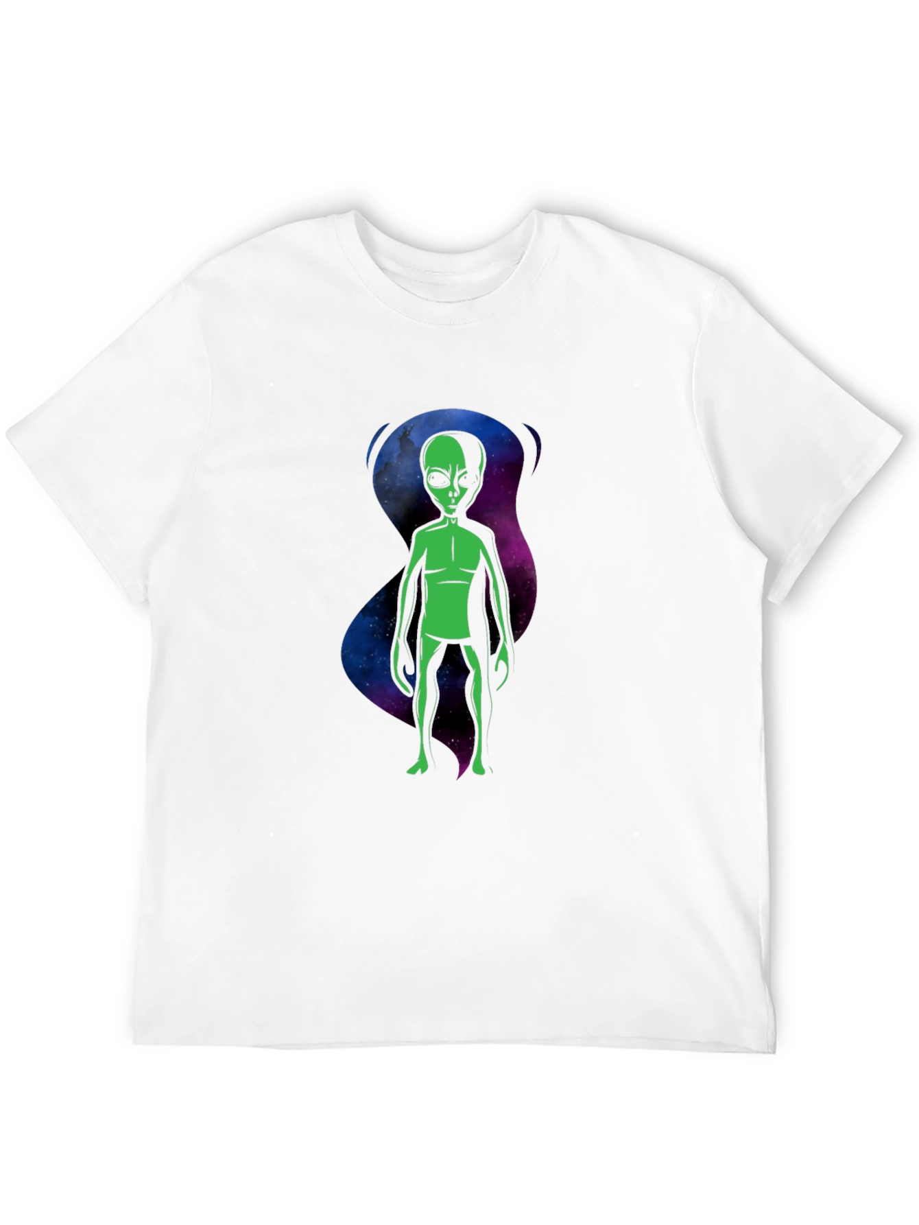 Alien Graphic T-Shirt - Black Crew Neck Tee